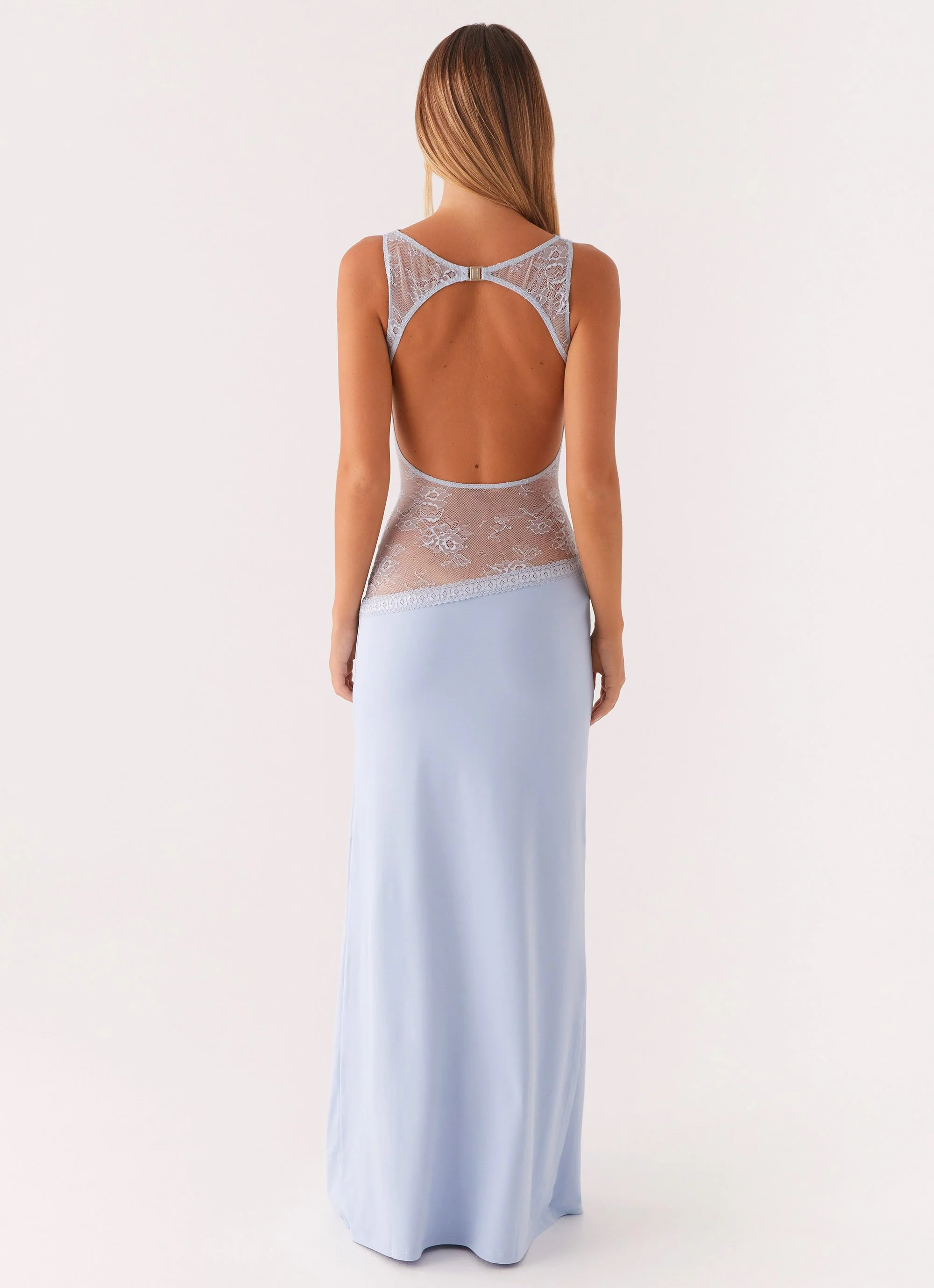 Lucinda Maxi Dress - Blue - Image 4