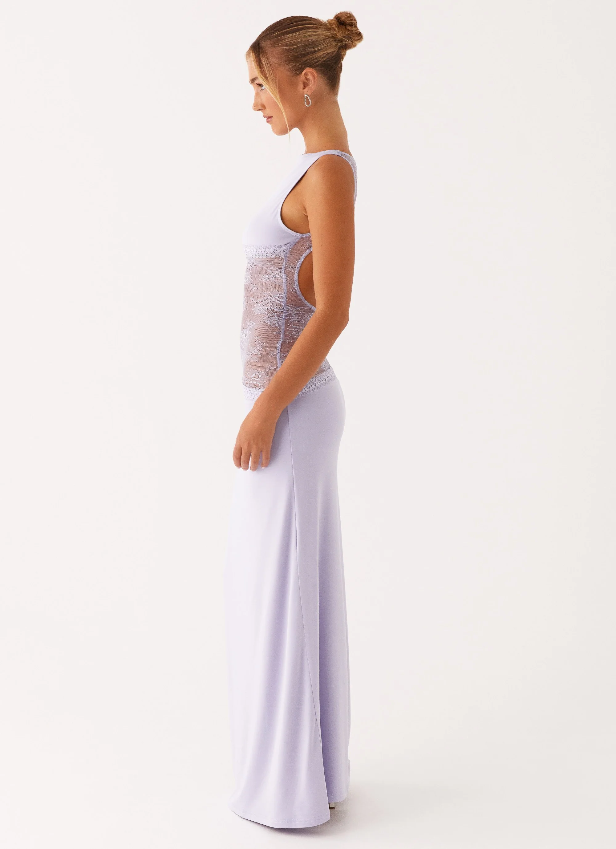 Lucinda Maxi Dress - Lilac - Image 2