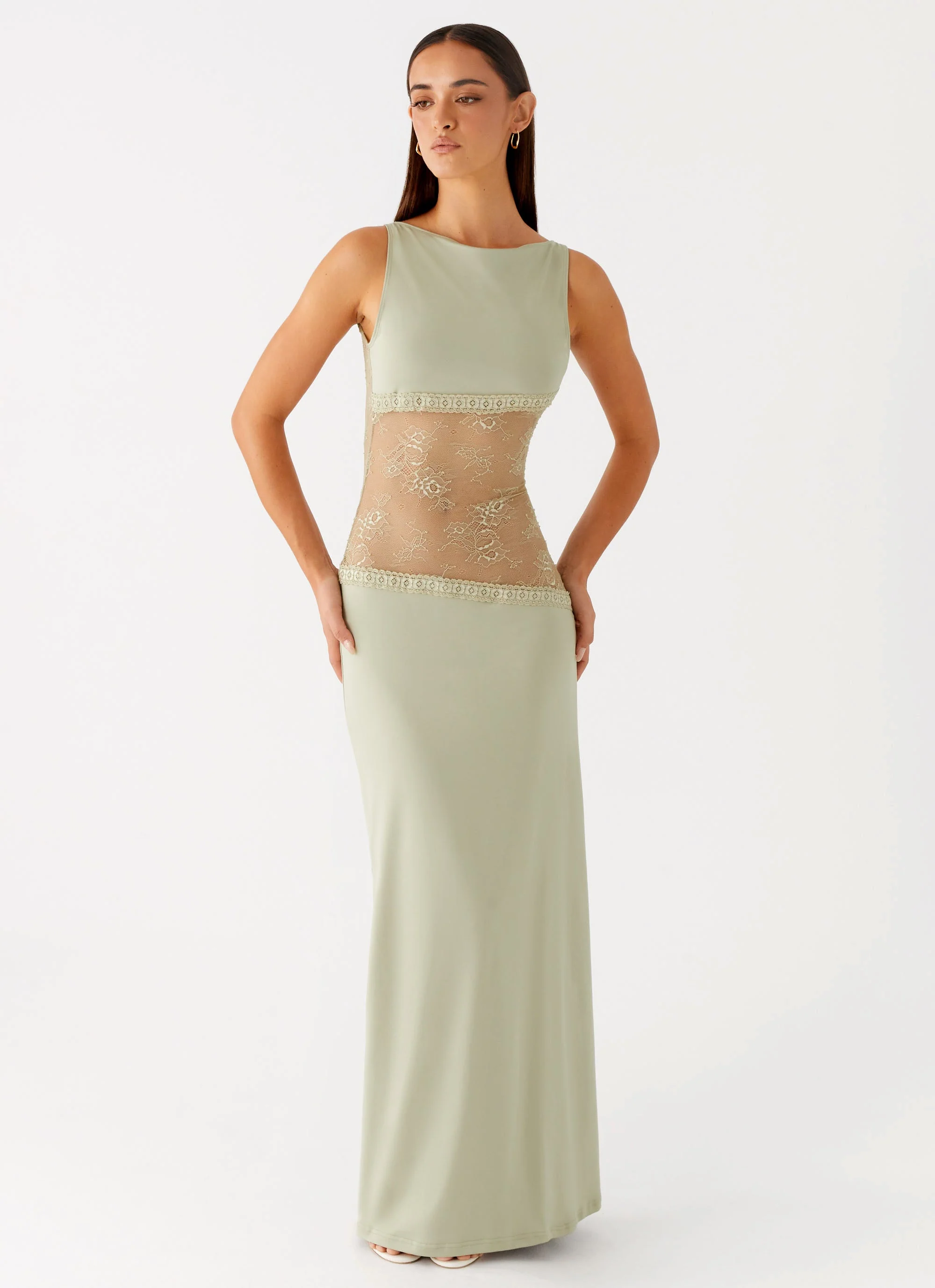 Lucinda Maxi Dress - Sage - Image 6