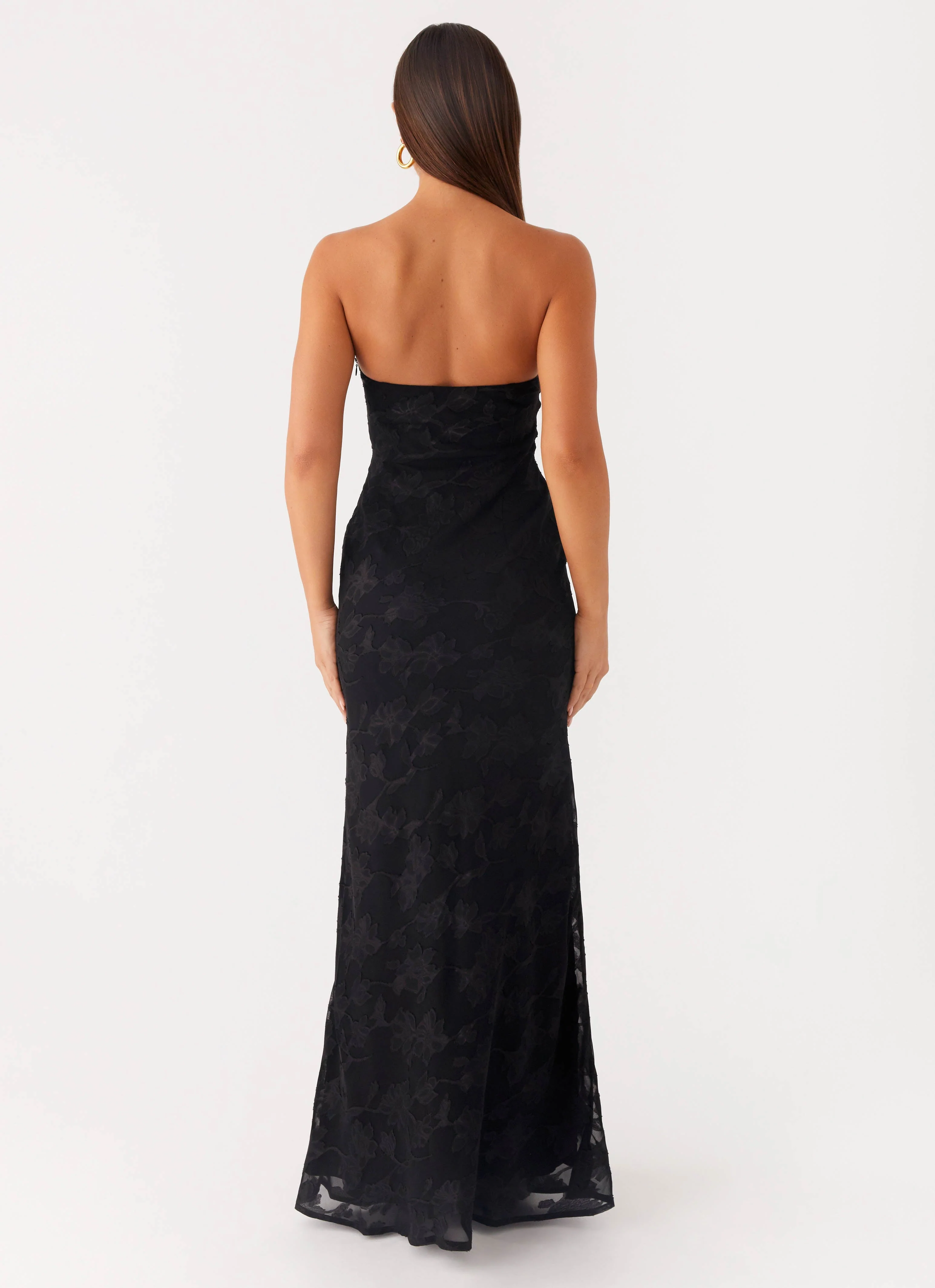 Lunar Maxi Dress - Black - Image 4