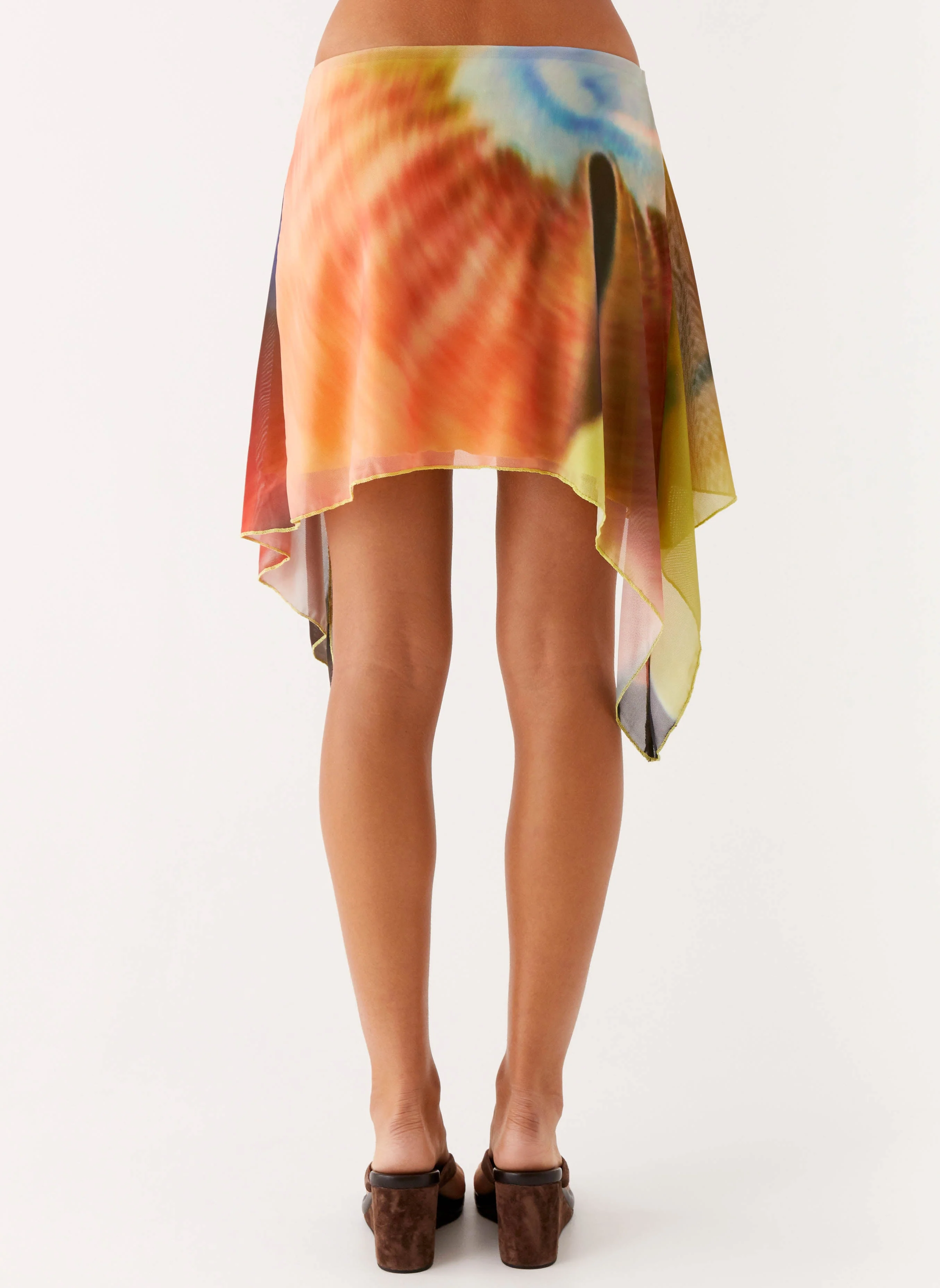 Lustra Mini Skirt - Moody Floral - Image 4