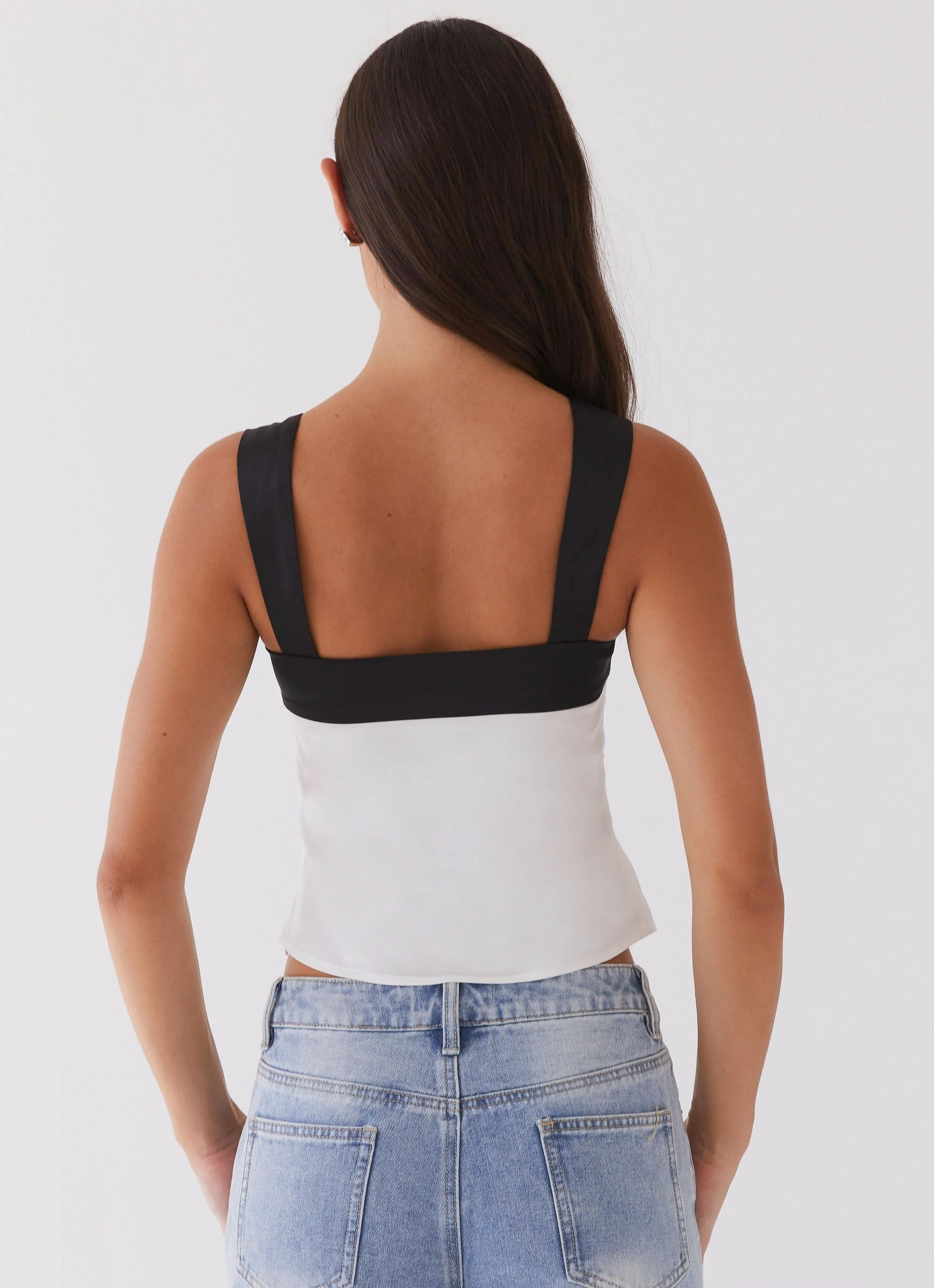 Lylah Satin Top - Noir Pearl - Image 5