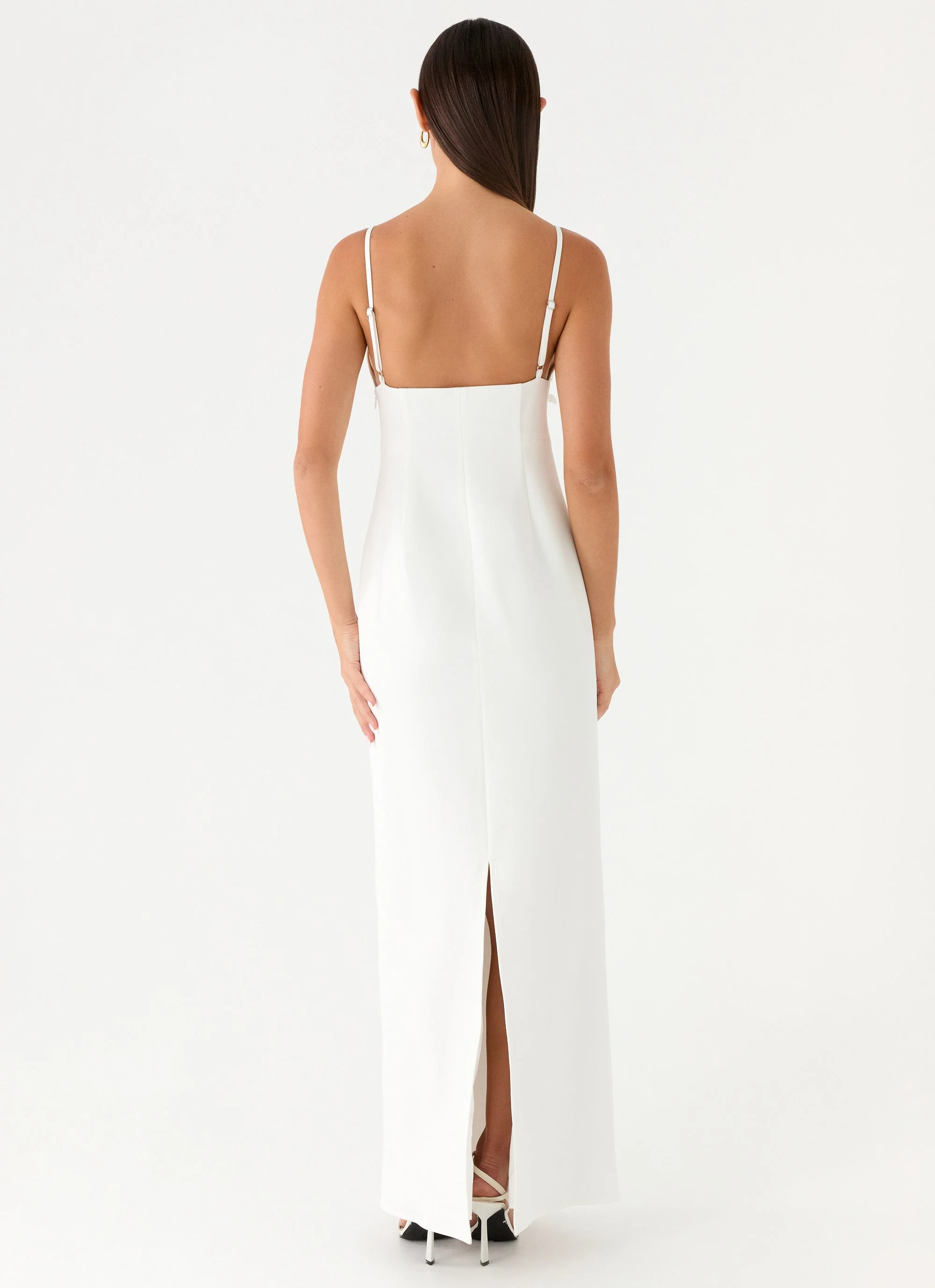 Lyris Maxi Dress - White - Image 3