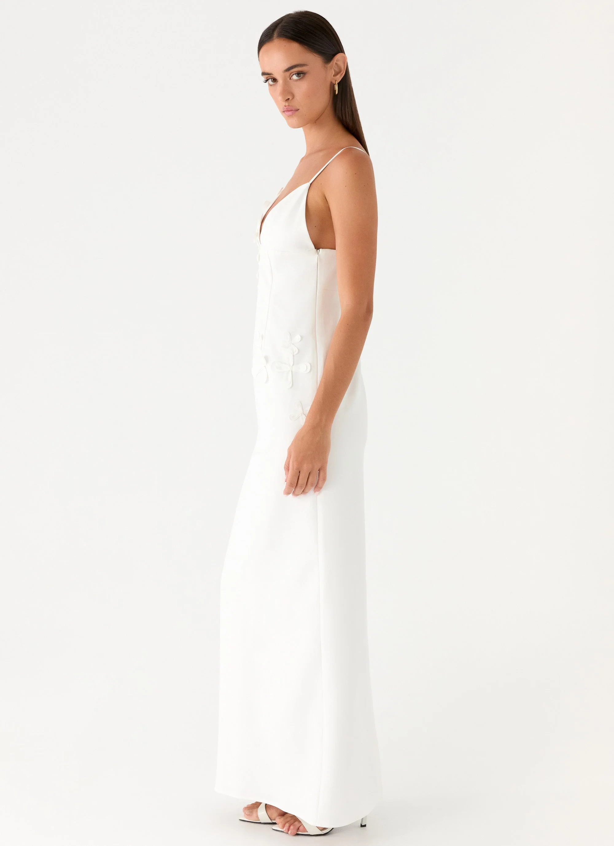 Lyris Maxi Dress - White - Image 4