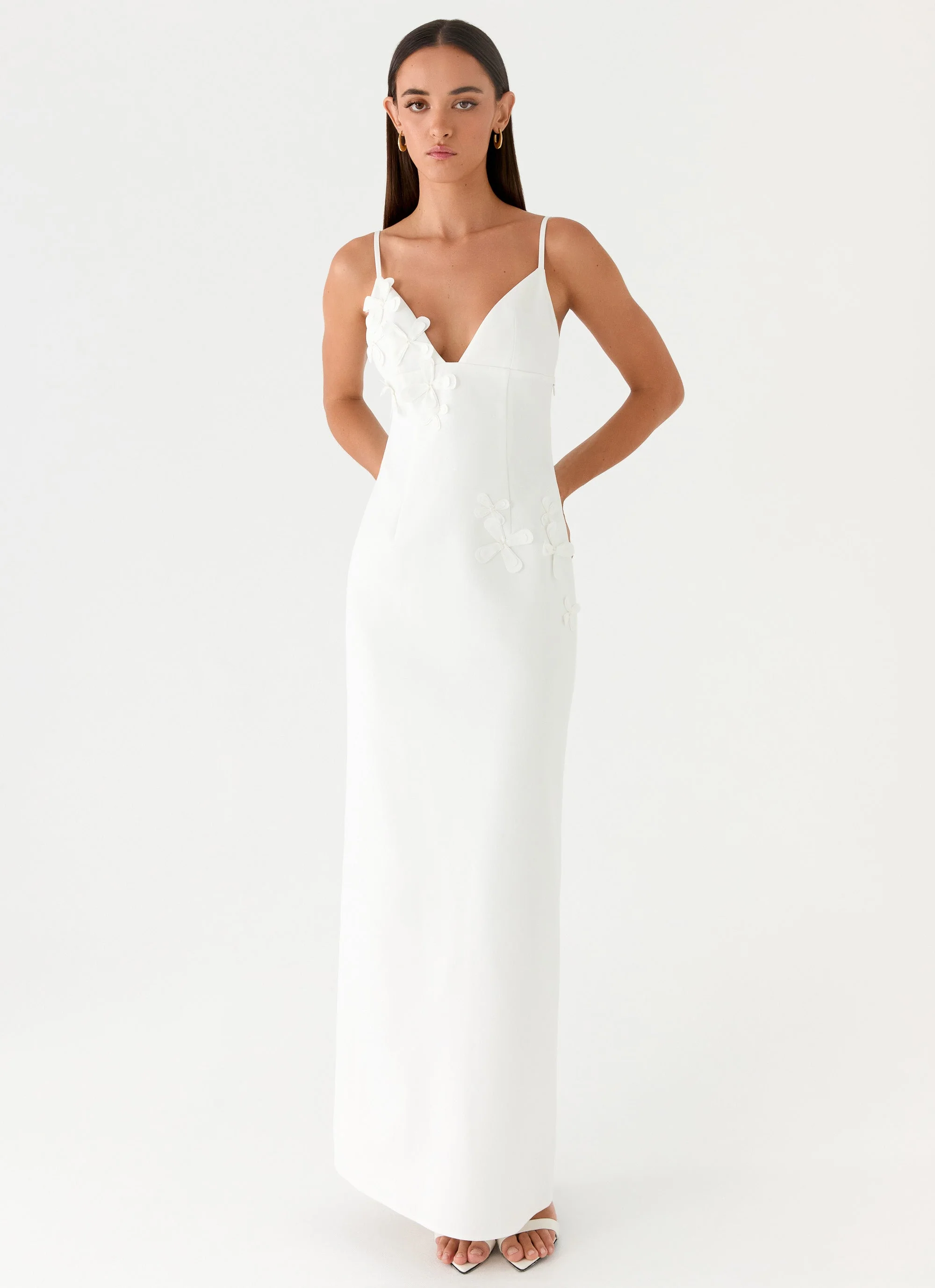 Lyris Maxi Dress - White - Image 6