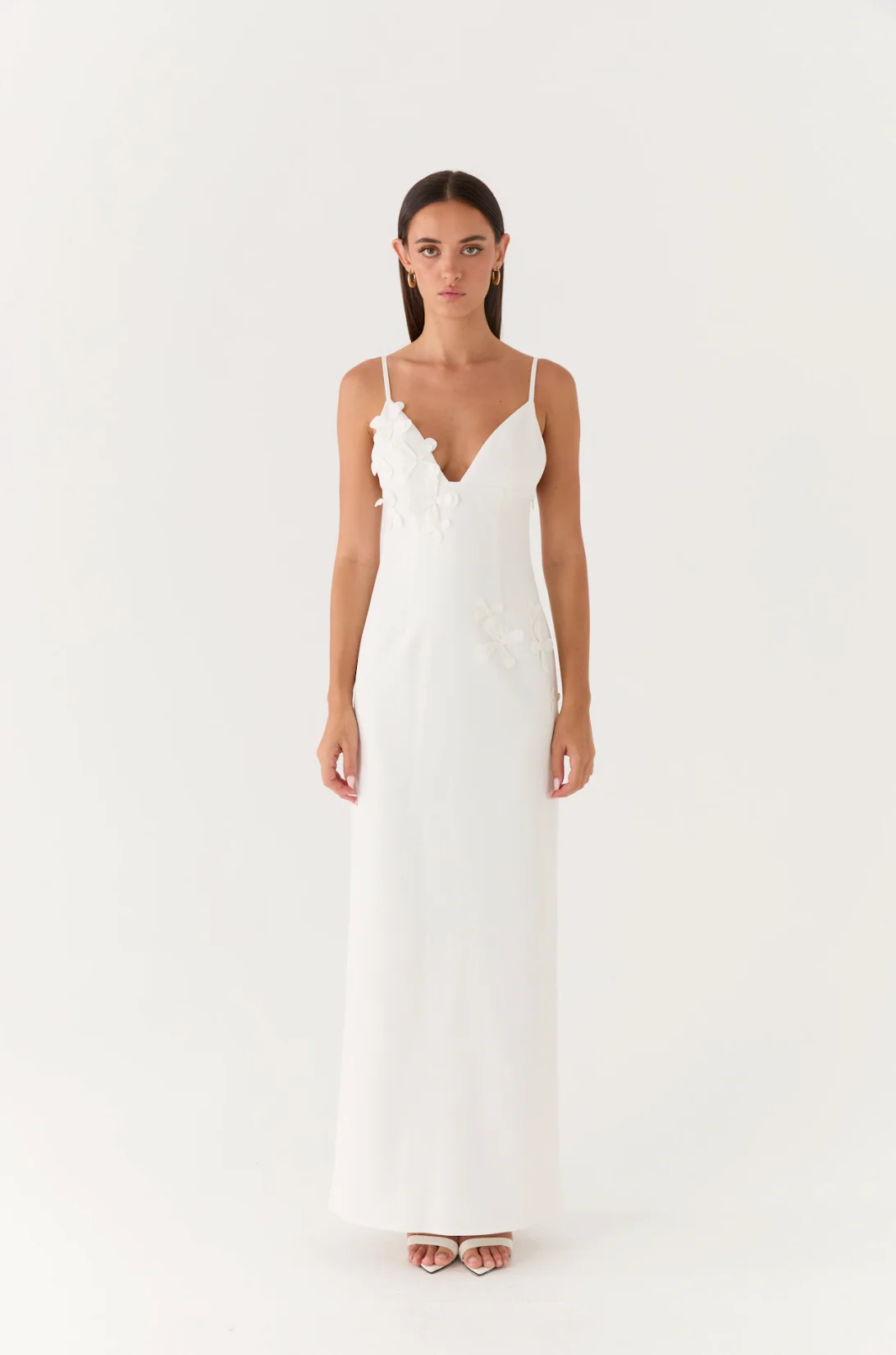 Lyris Maxi Dress - White - Image 7