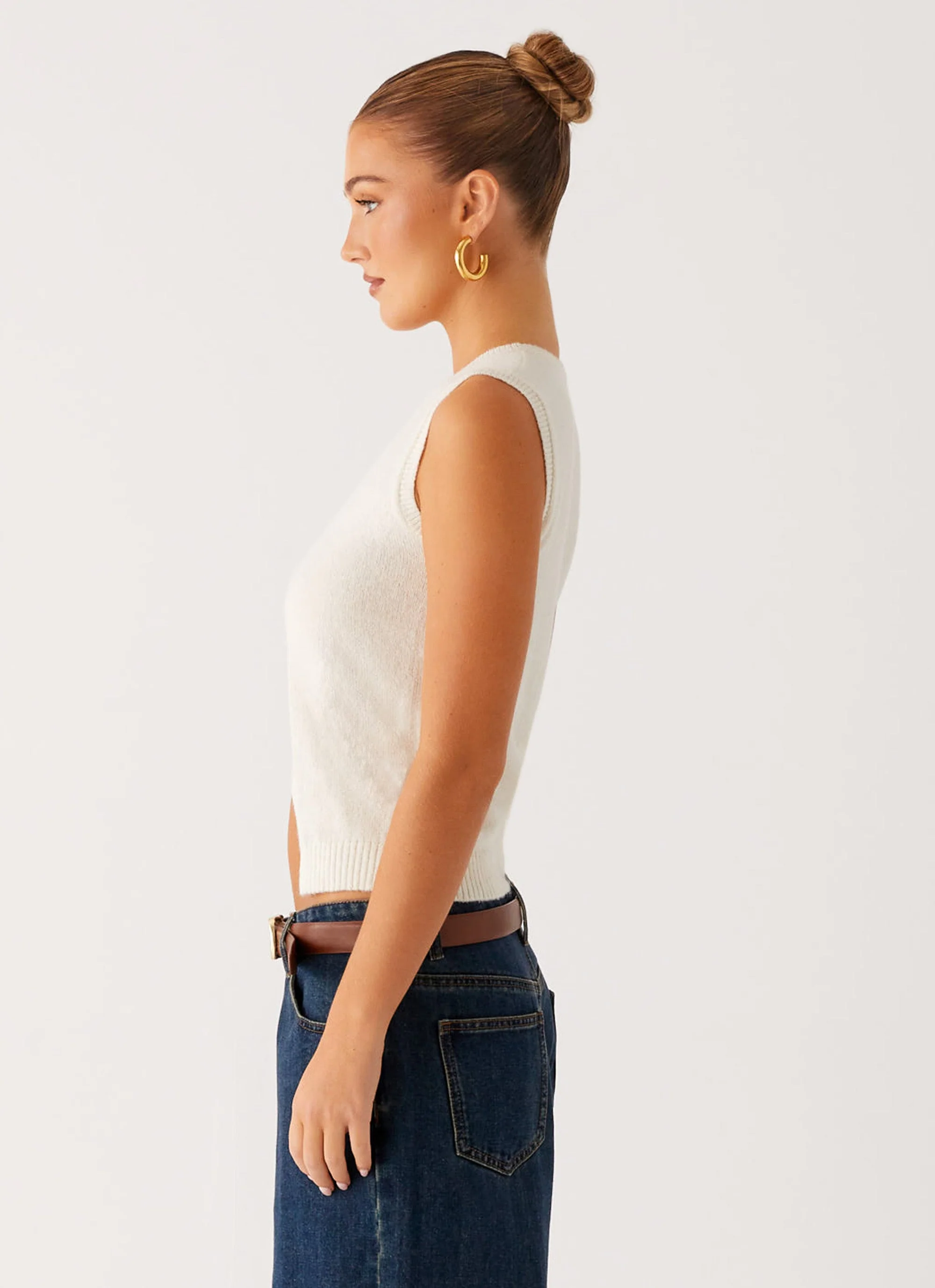 Maali Knit Top - White - Image 3
