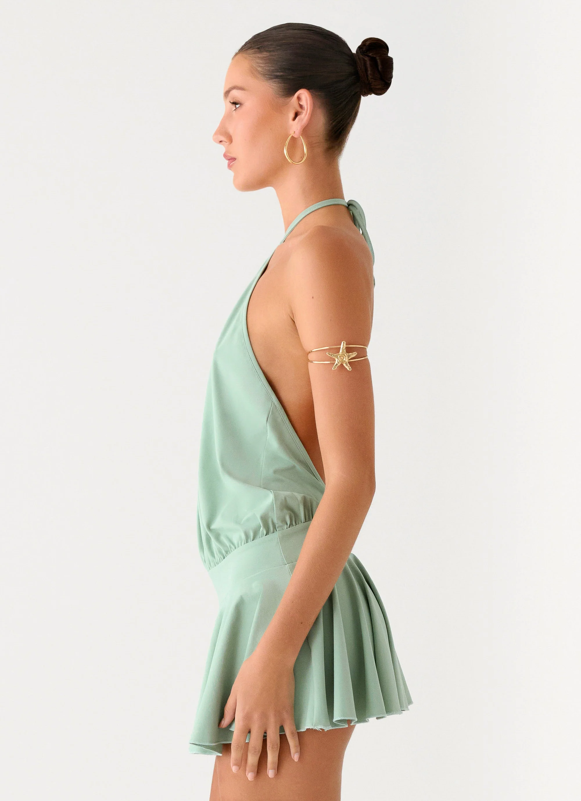 Mable Mini Dress - Green - Image 2
