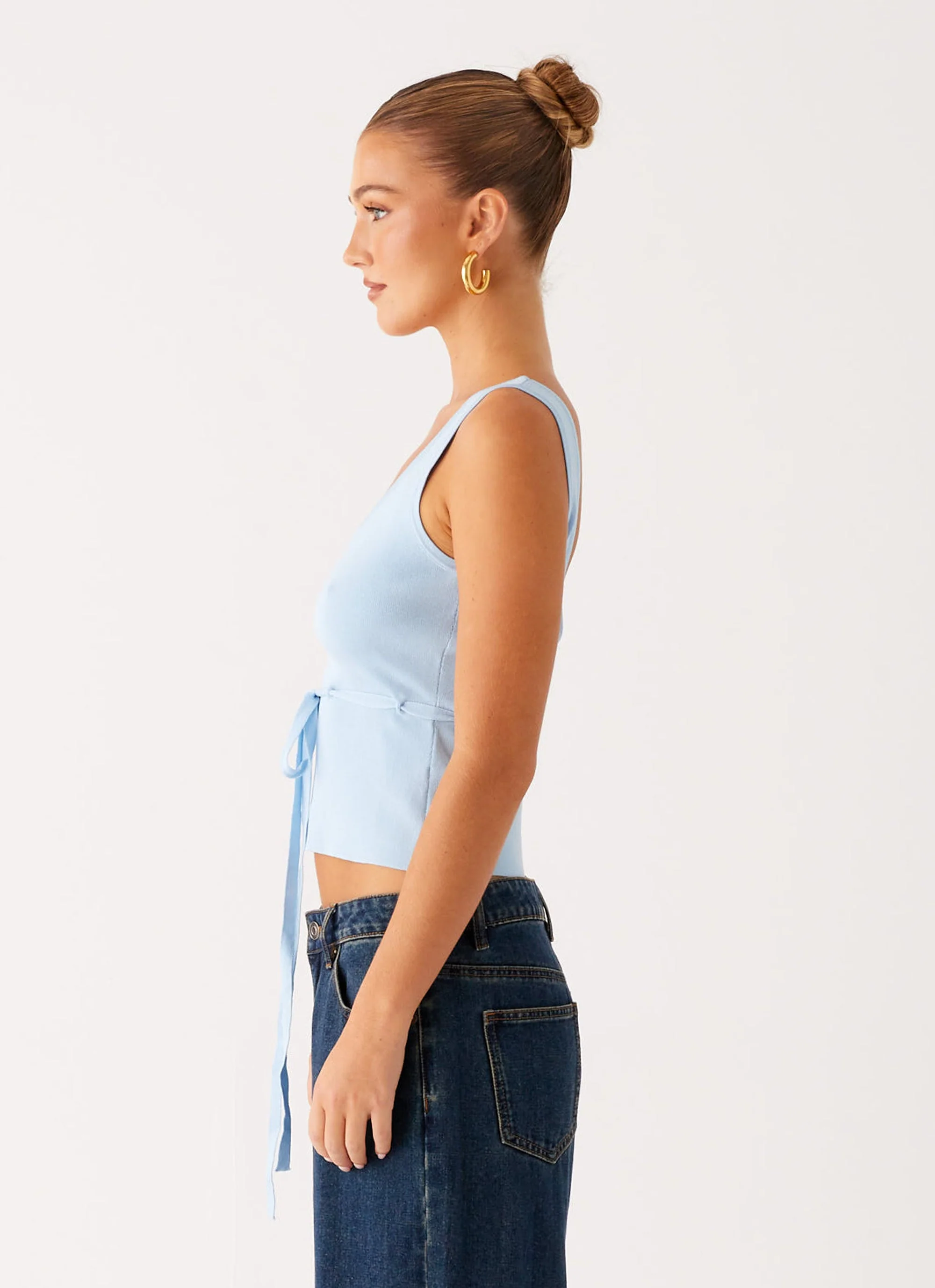 Macall Knit Tank - Blue - Image 5