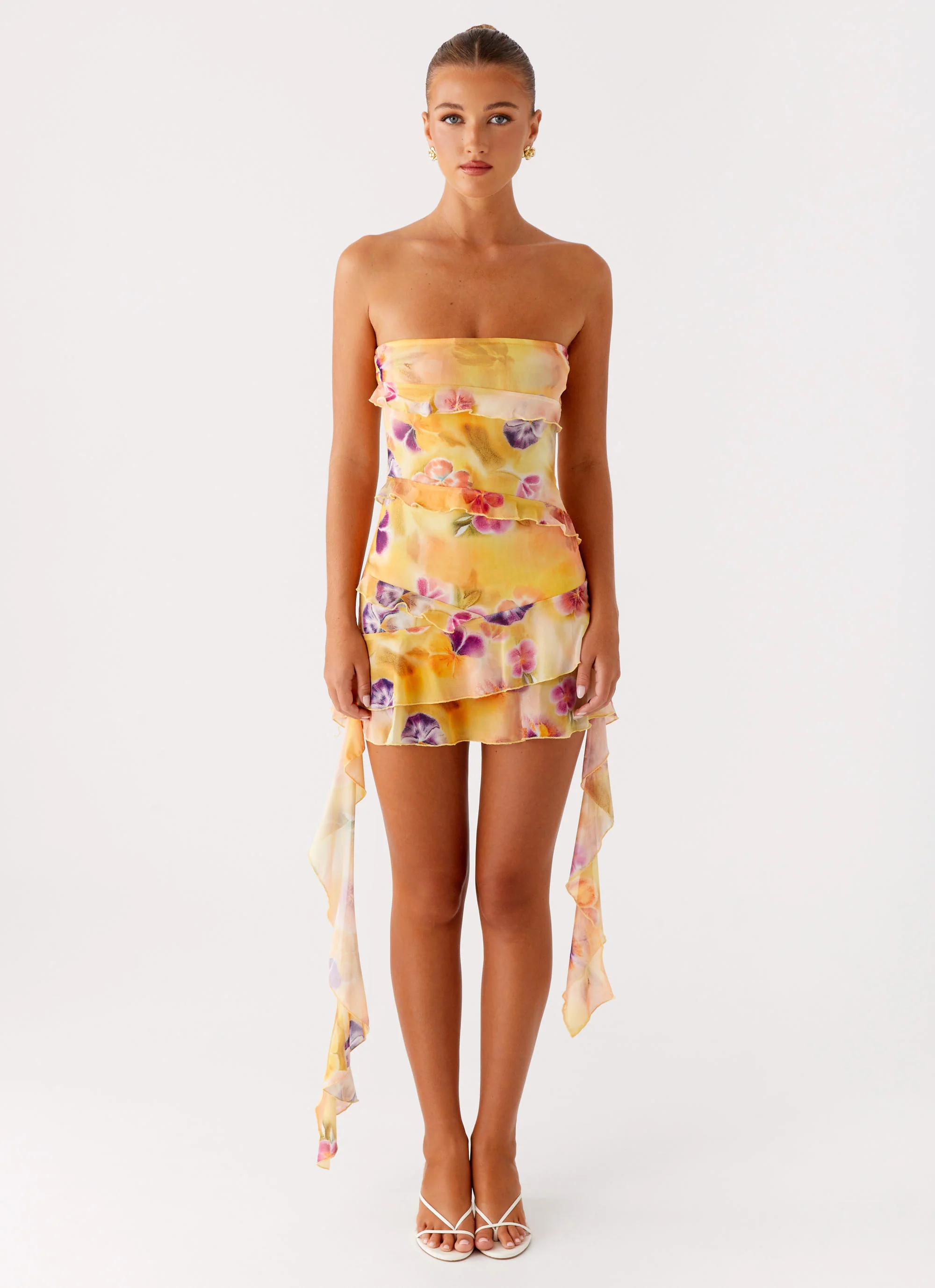 Macey Mini Dress - Sunburst Floral - Image 2