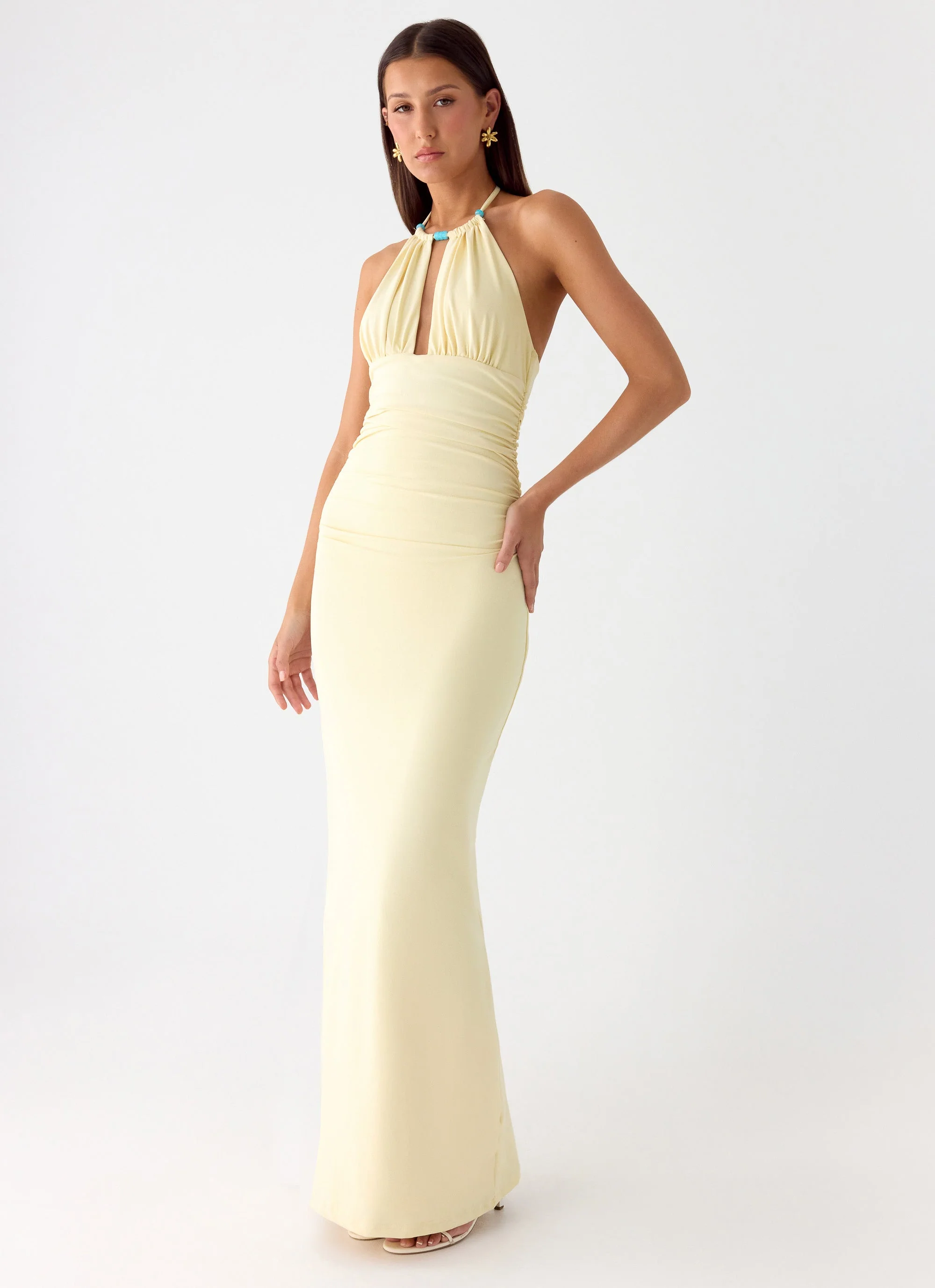 Madi Maxi Dress - Yellow - Image 4