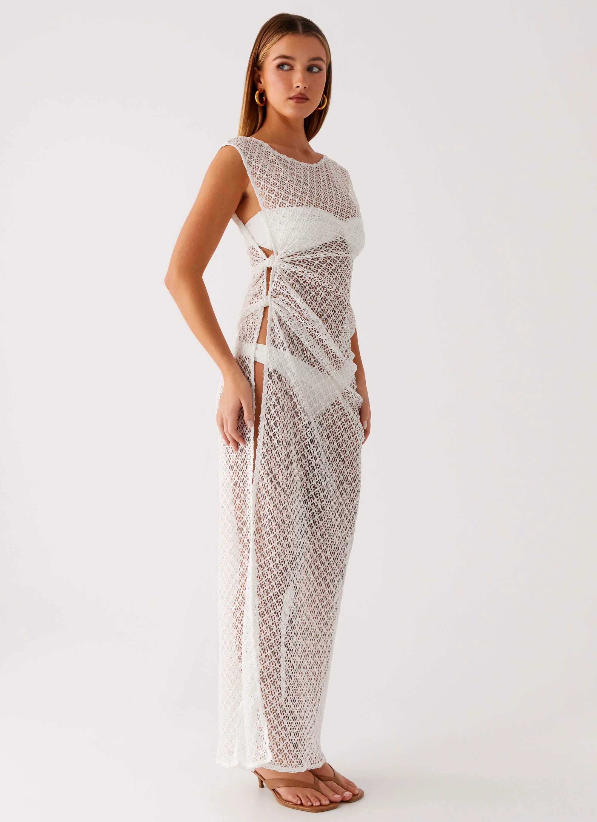 Maeva Maxi Dress - White - Image 6