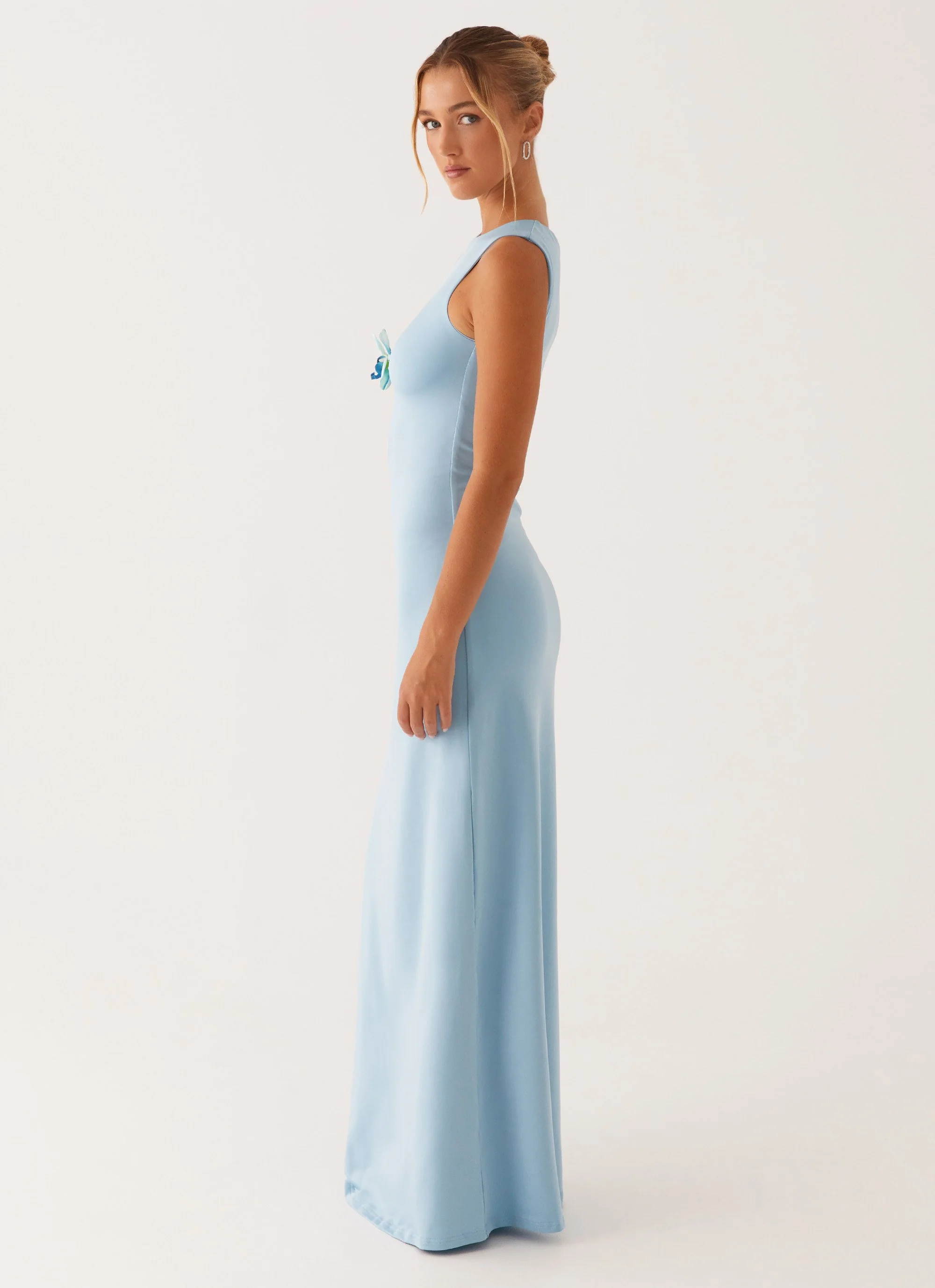 Mahalia Maxi Dress - Blue - Image 4