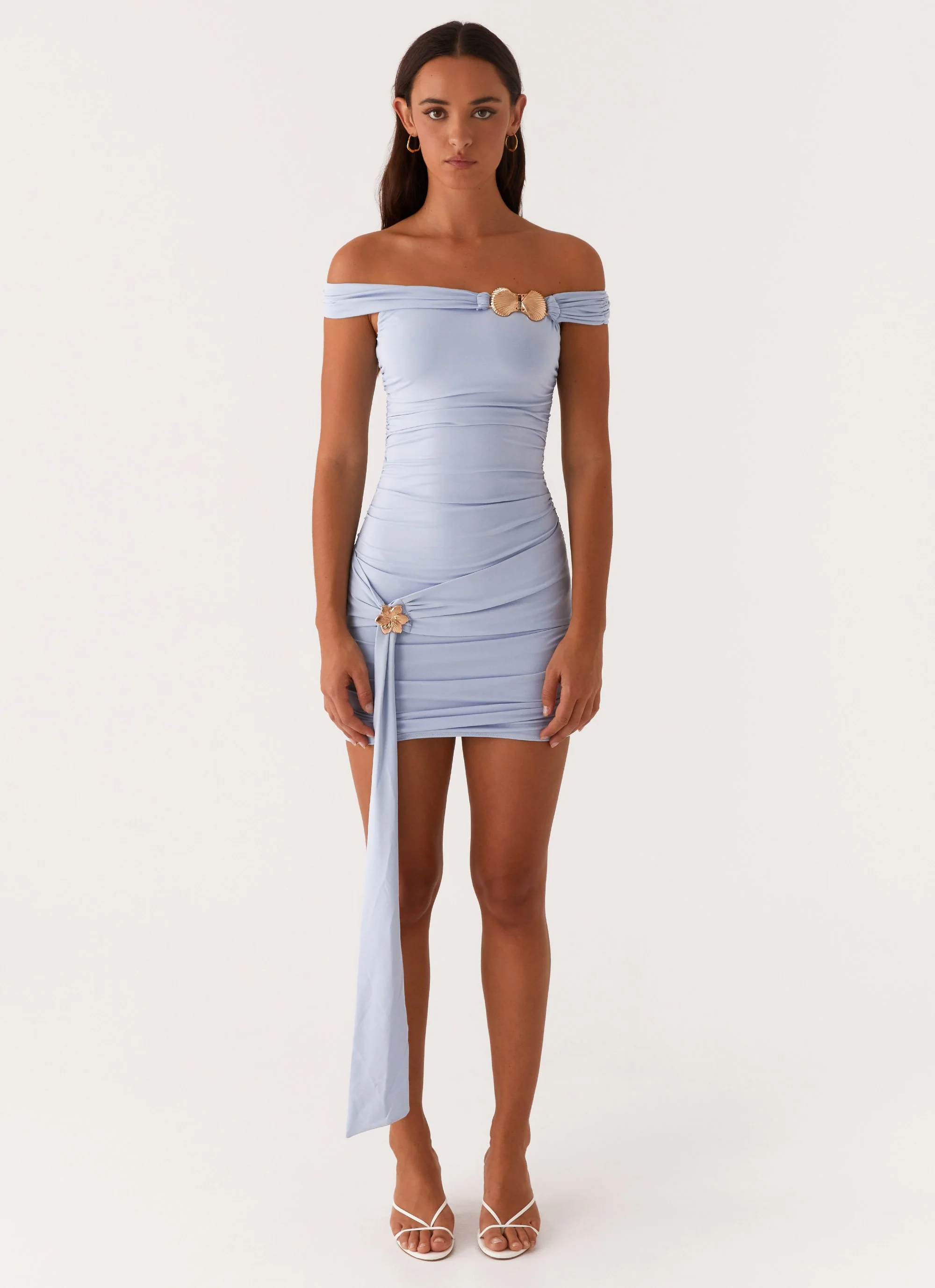 Majorly Mini Dress - Blue - Image 3