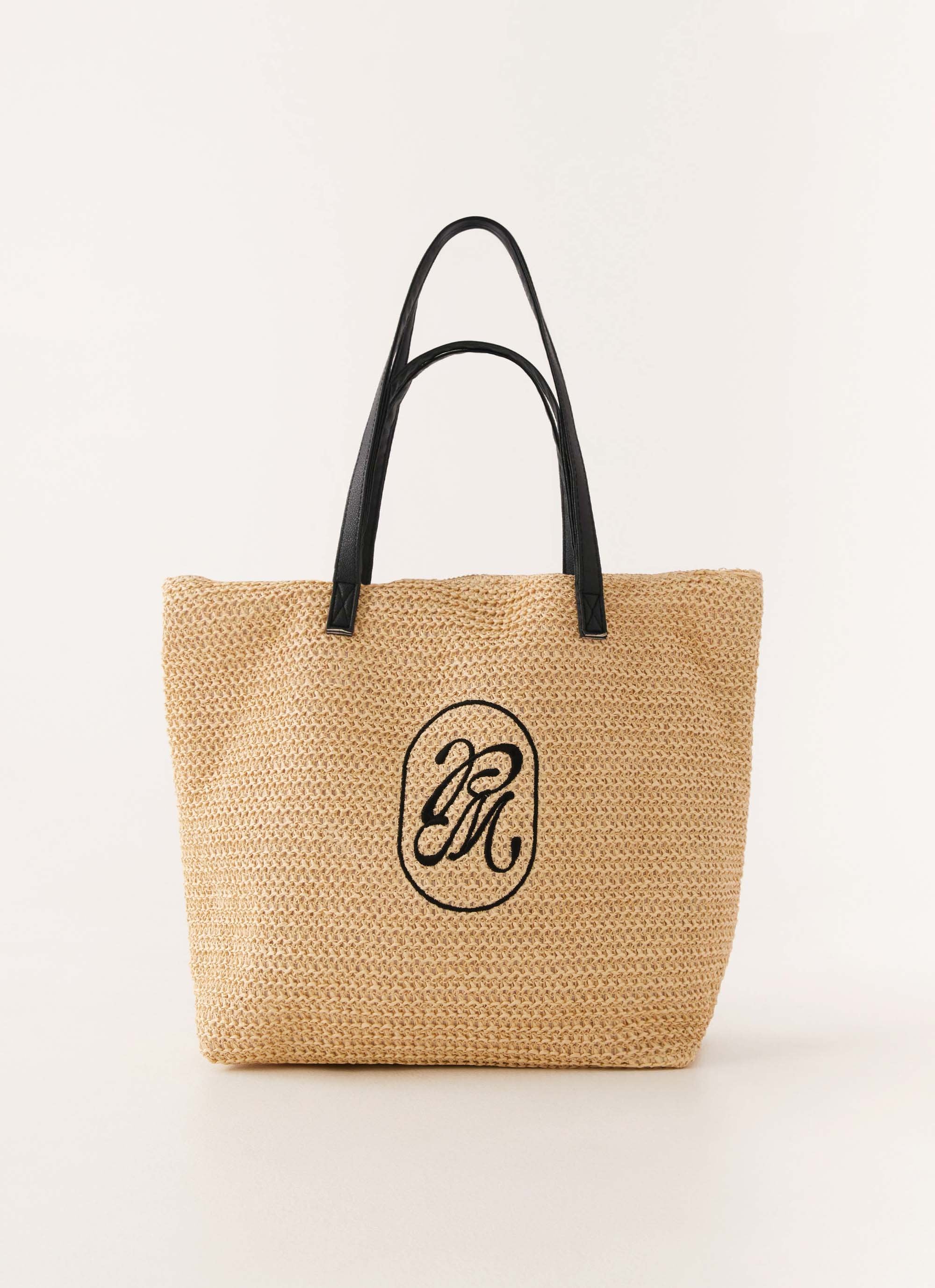 Maldives Woven Beach Bag - Natural - Image 4