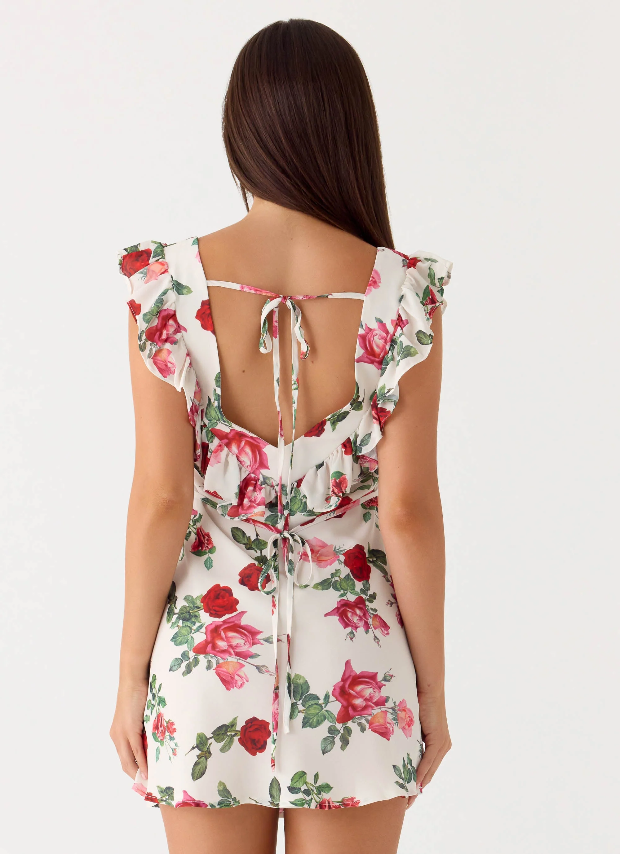 Malina Mini Dress - Ivory Bloom - Image 5