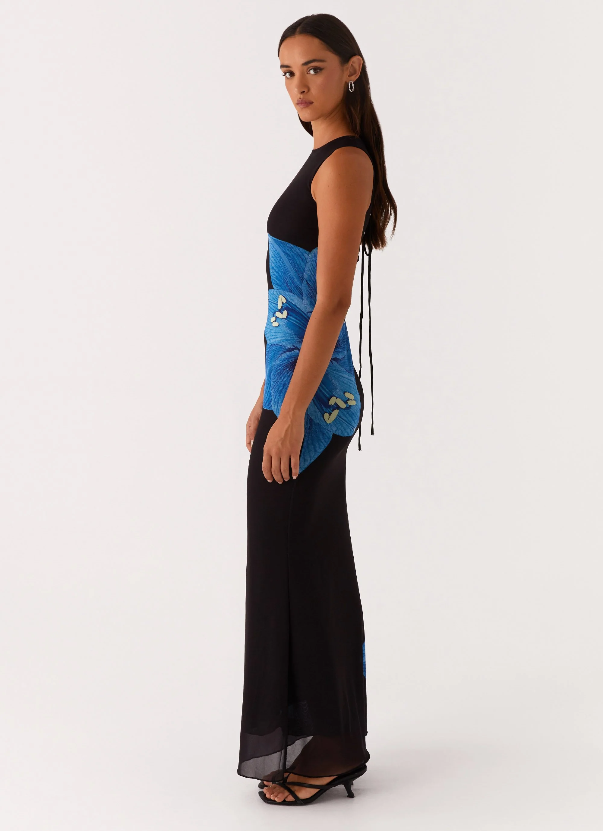 Manhattan Nights Maxi Dress - Black - Image 3
