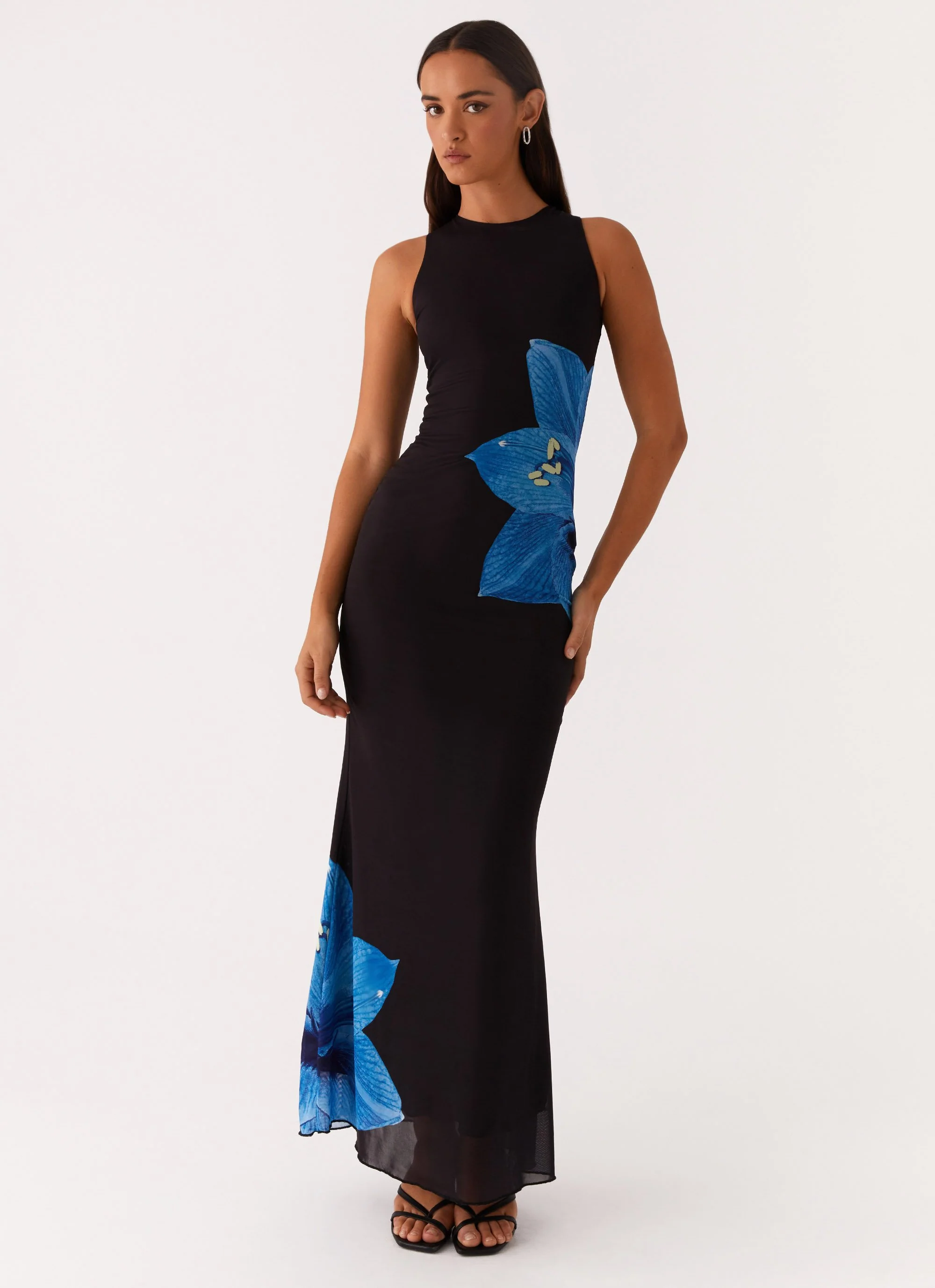 Manhattan Nights Maxi Dress - Black - Image 6