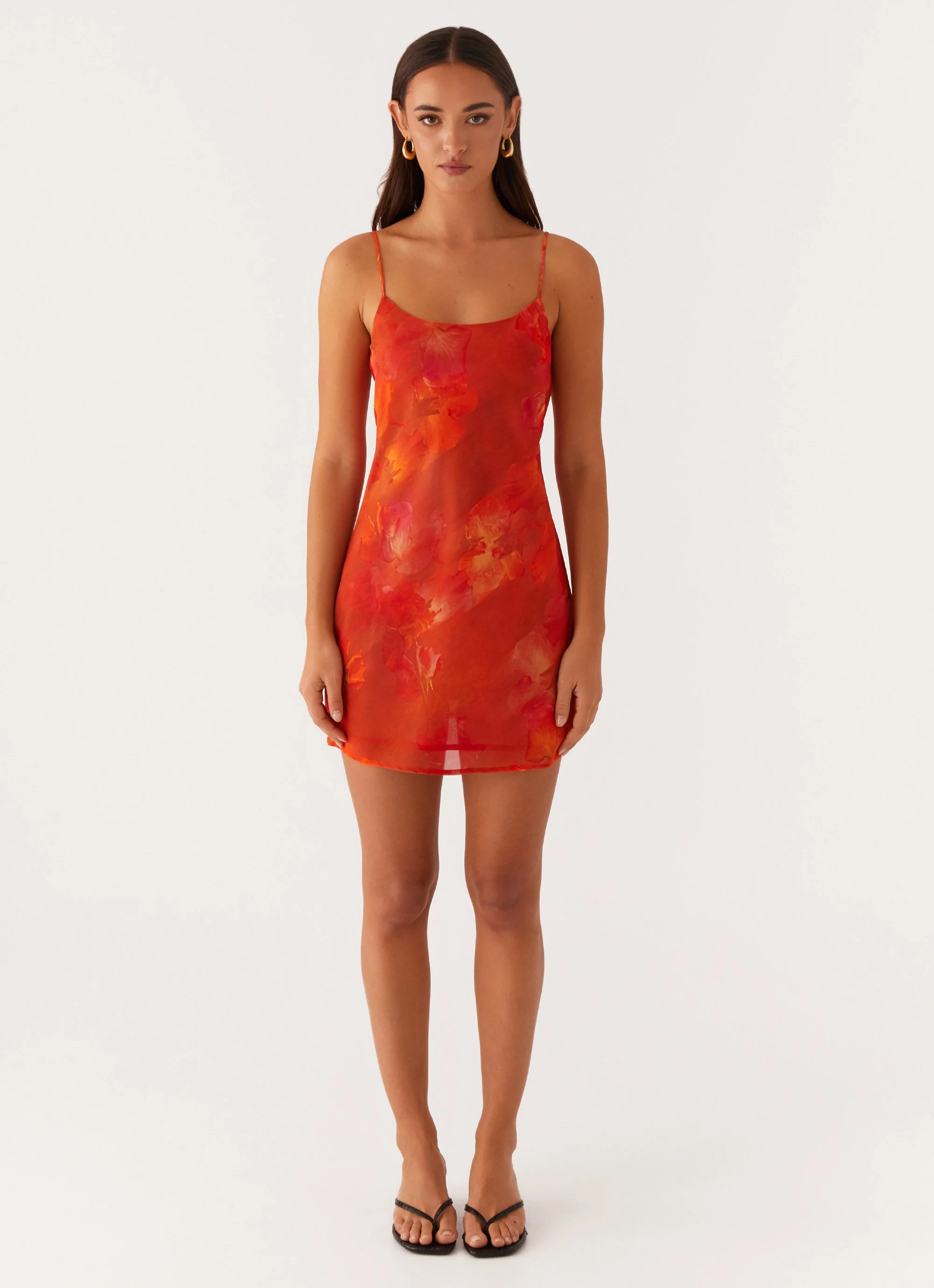Manifest Mini Dress - Amber - Image 2