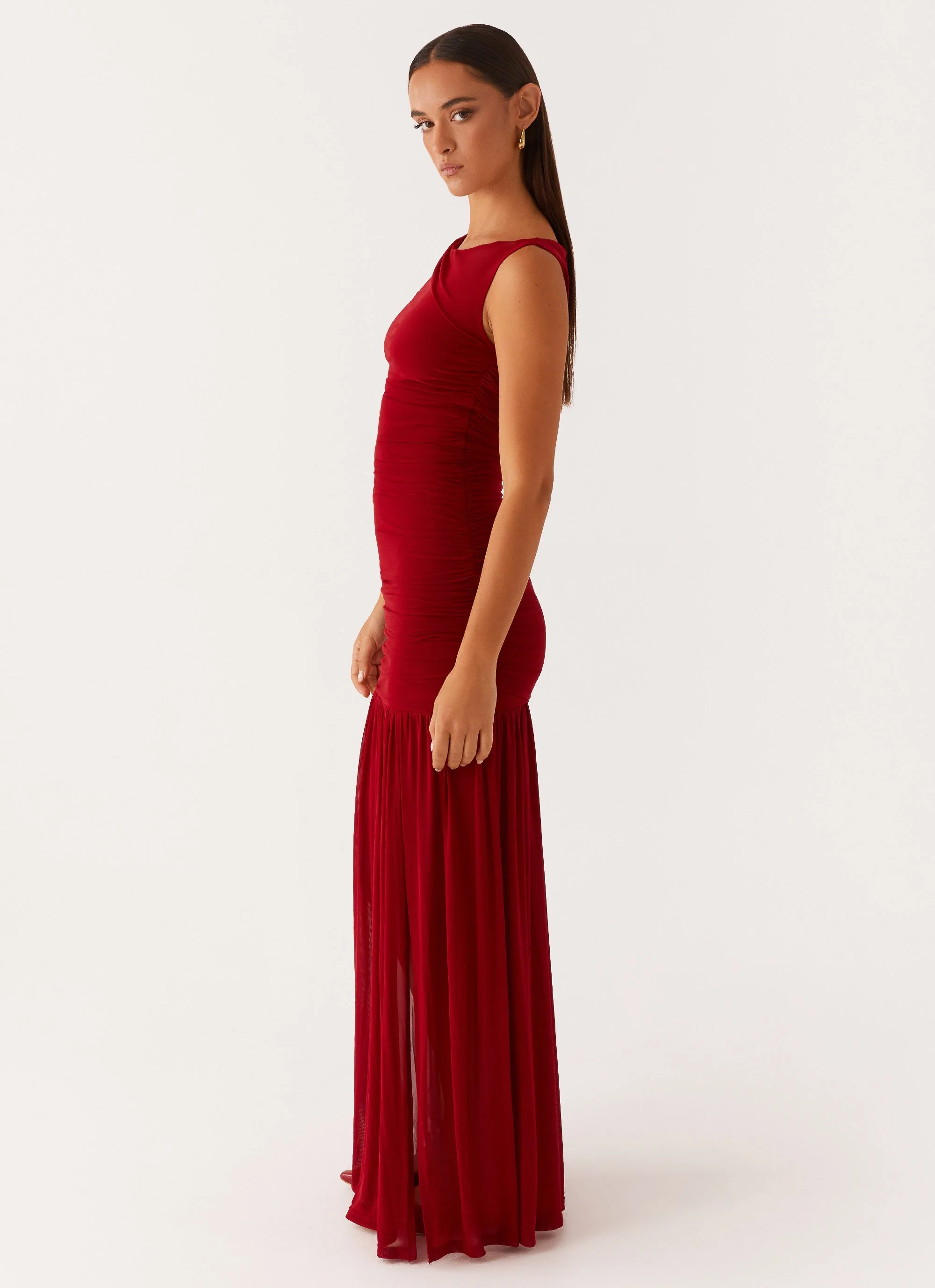 Manon Maxi Dress - Red - Image 3