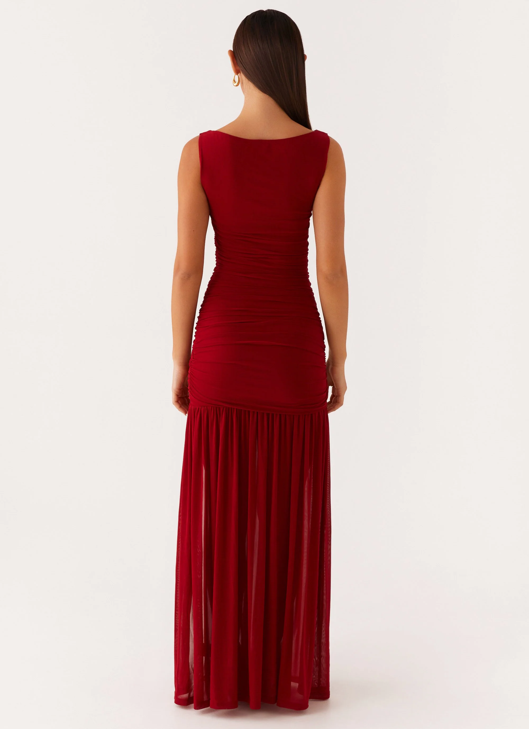 Manon Maxi Dress - Red - Image 4