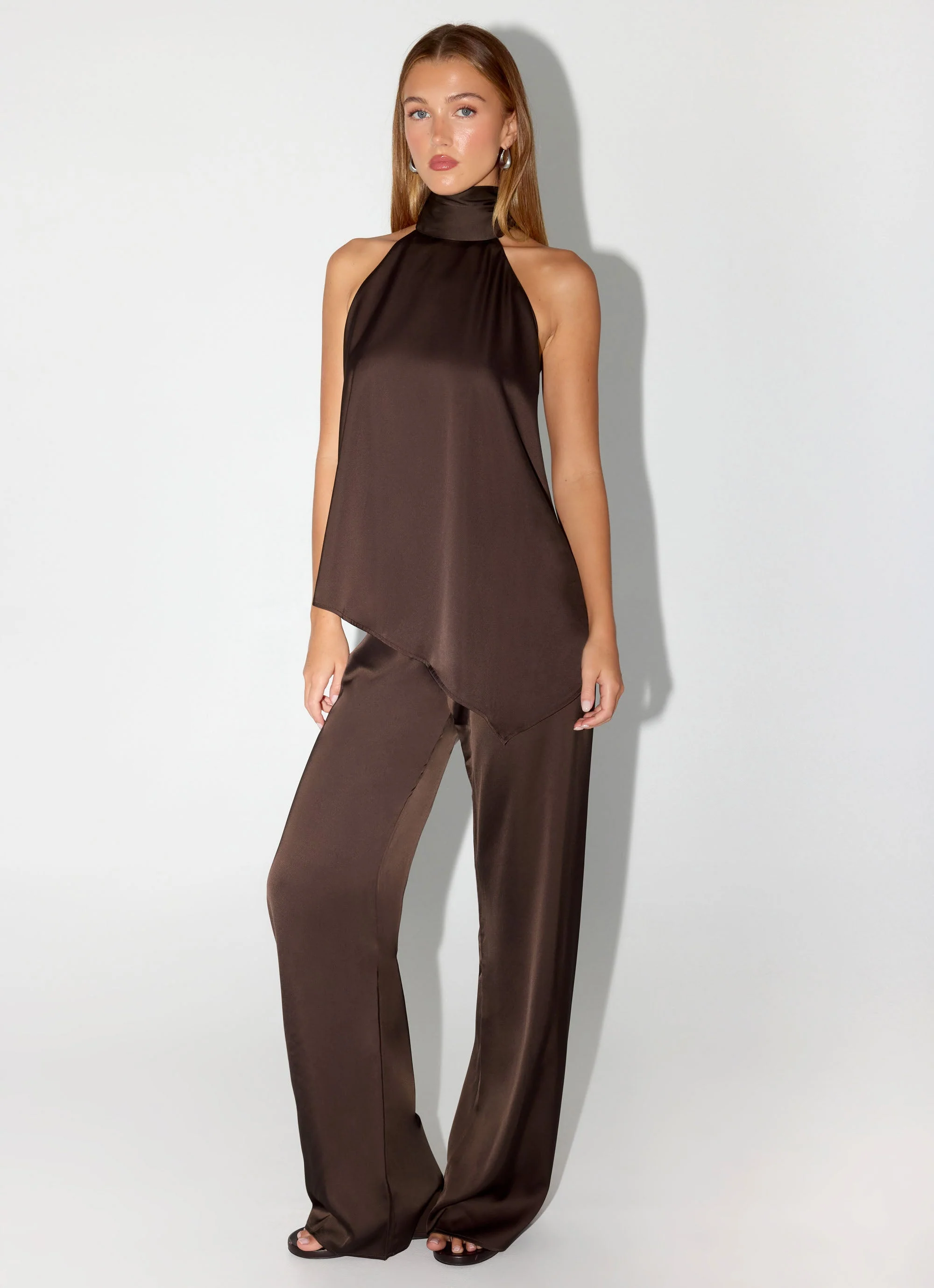 Marah Halter Top - Chocolate - Image 4