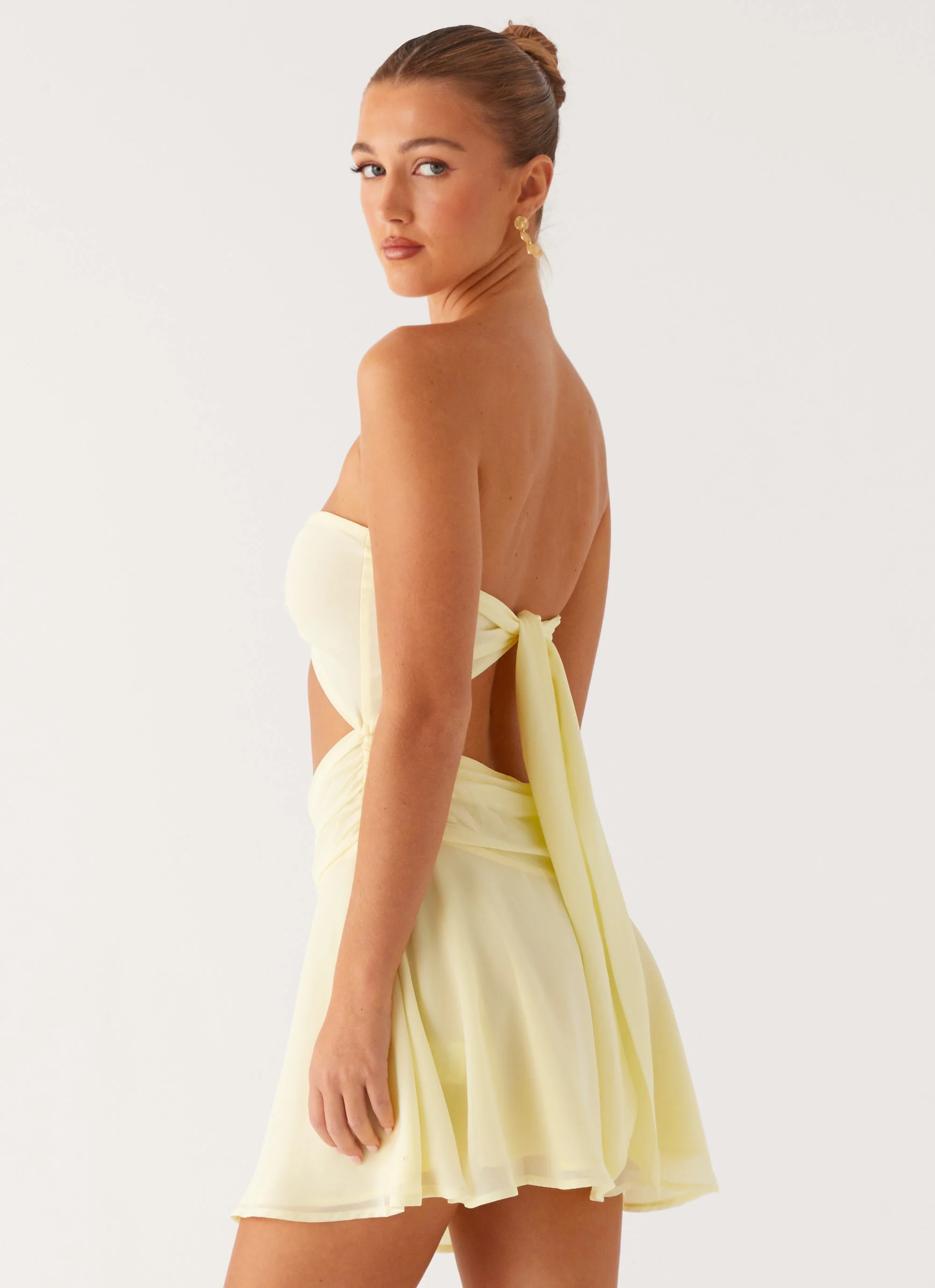 Marbella Mini Dress - Yellow - Image 2