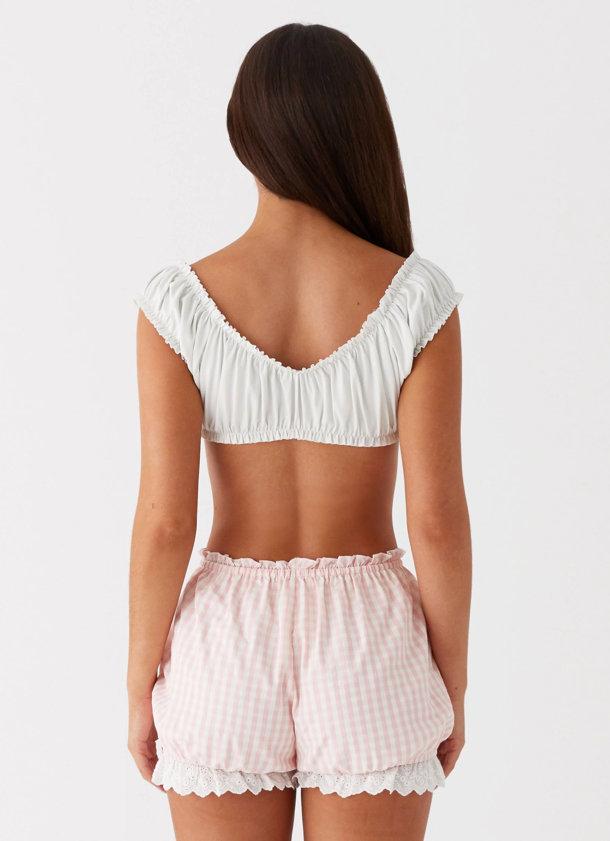 Marcella Crop Top - White - Image 4