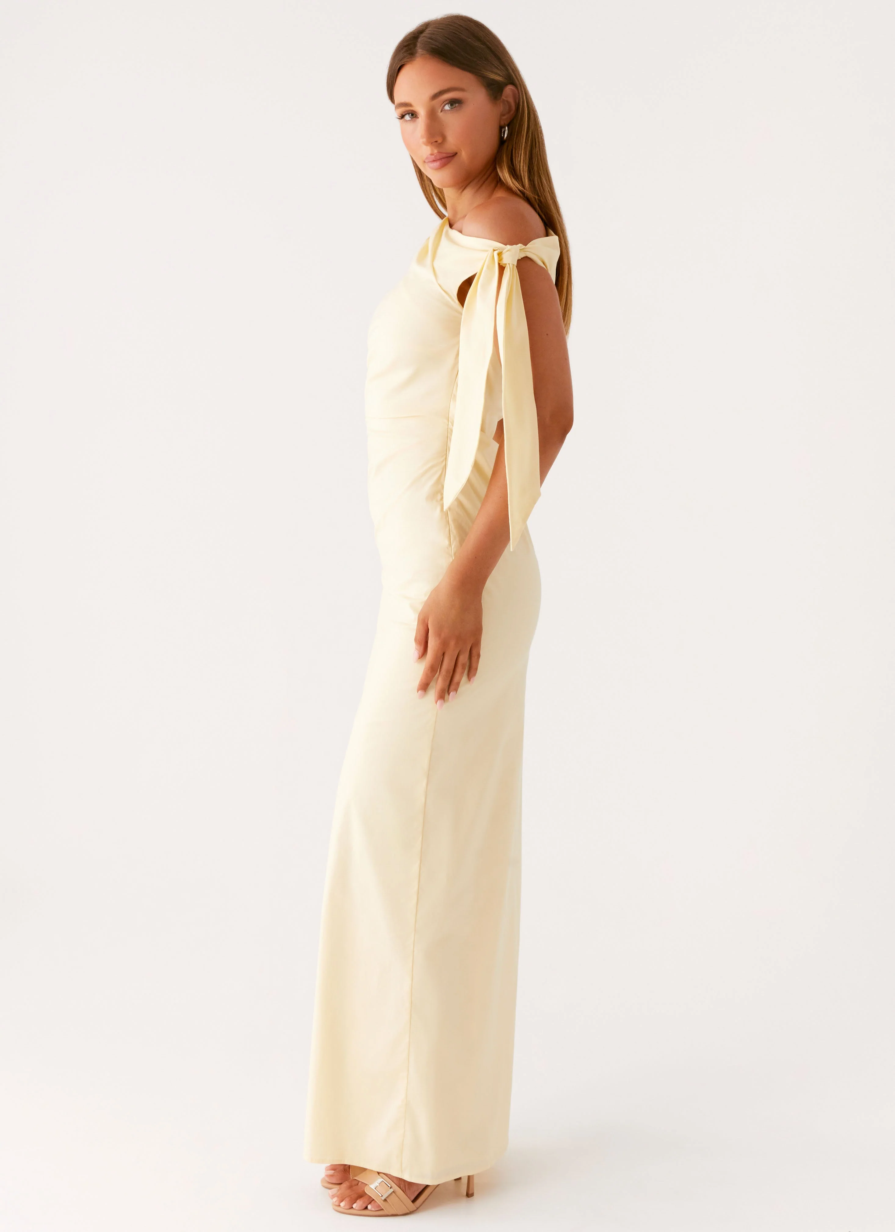 Marella Maxi Dress - Yellow - Image 2