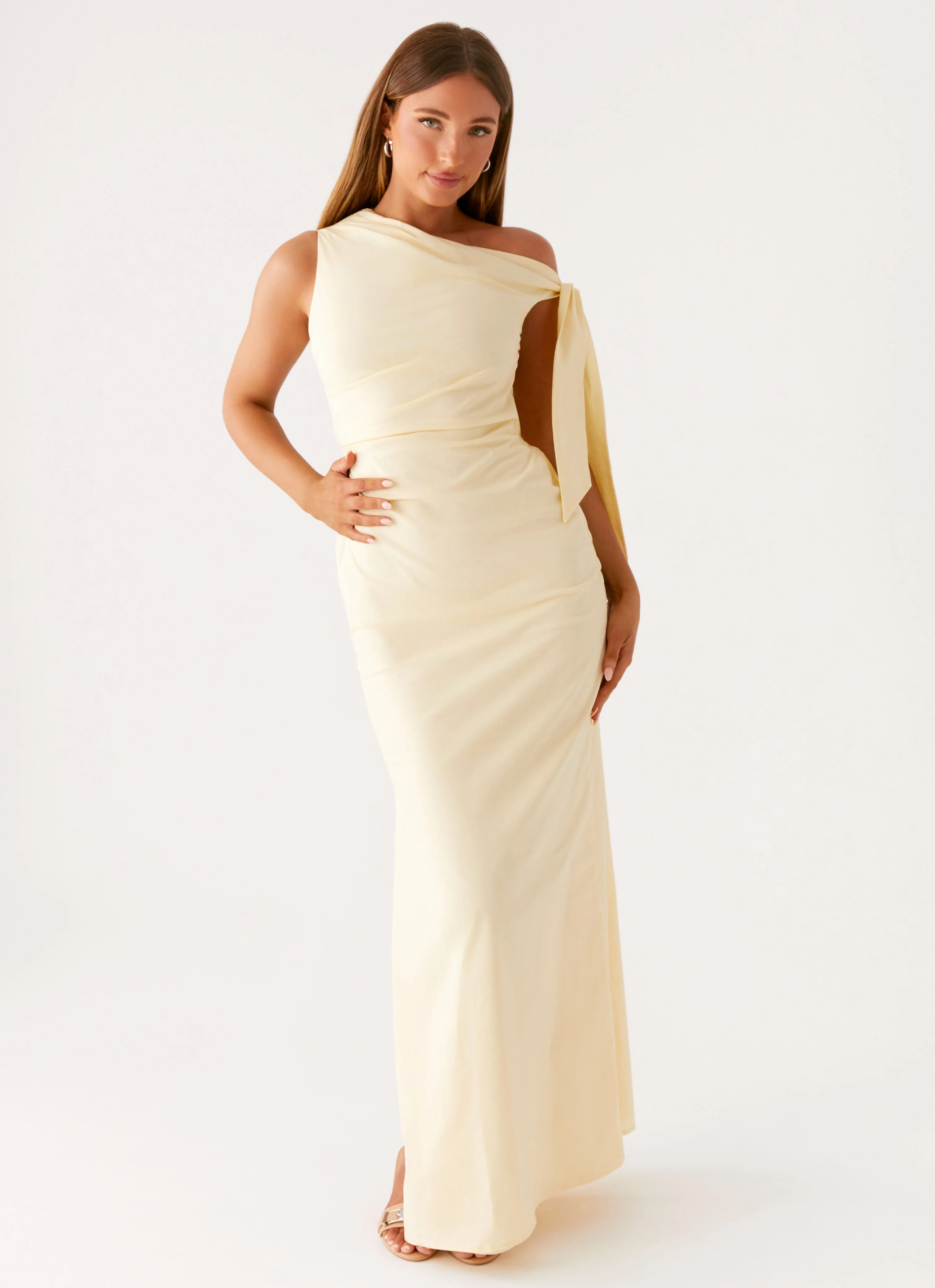 Marella Maxi Dress - Yellow - Image 5