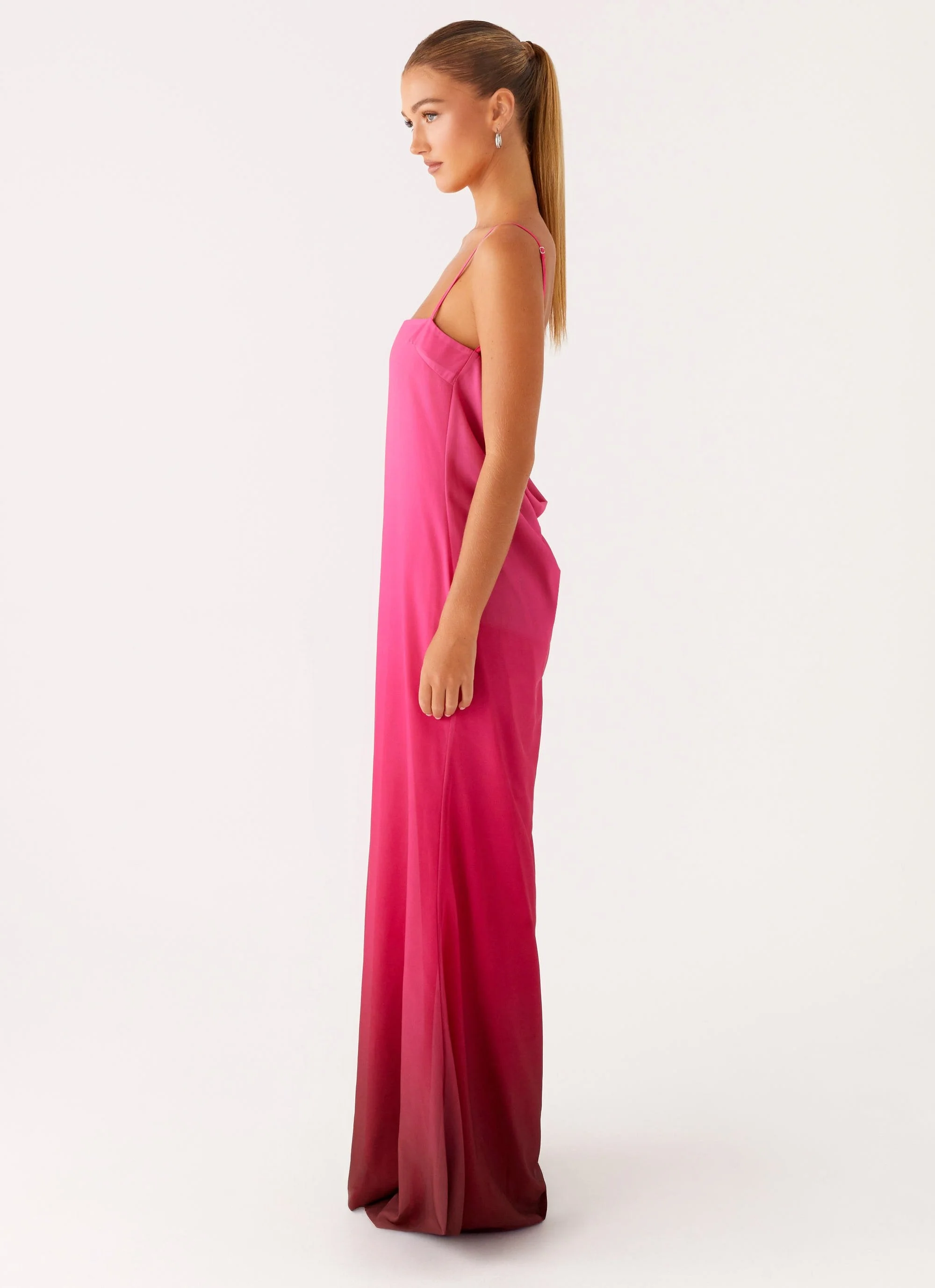 Marianne Maxi Dress - Fuchsia Gradient - Image 4