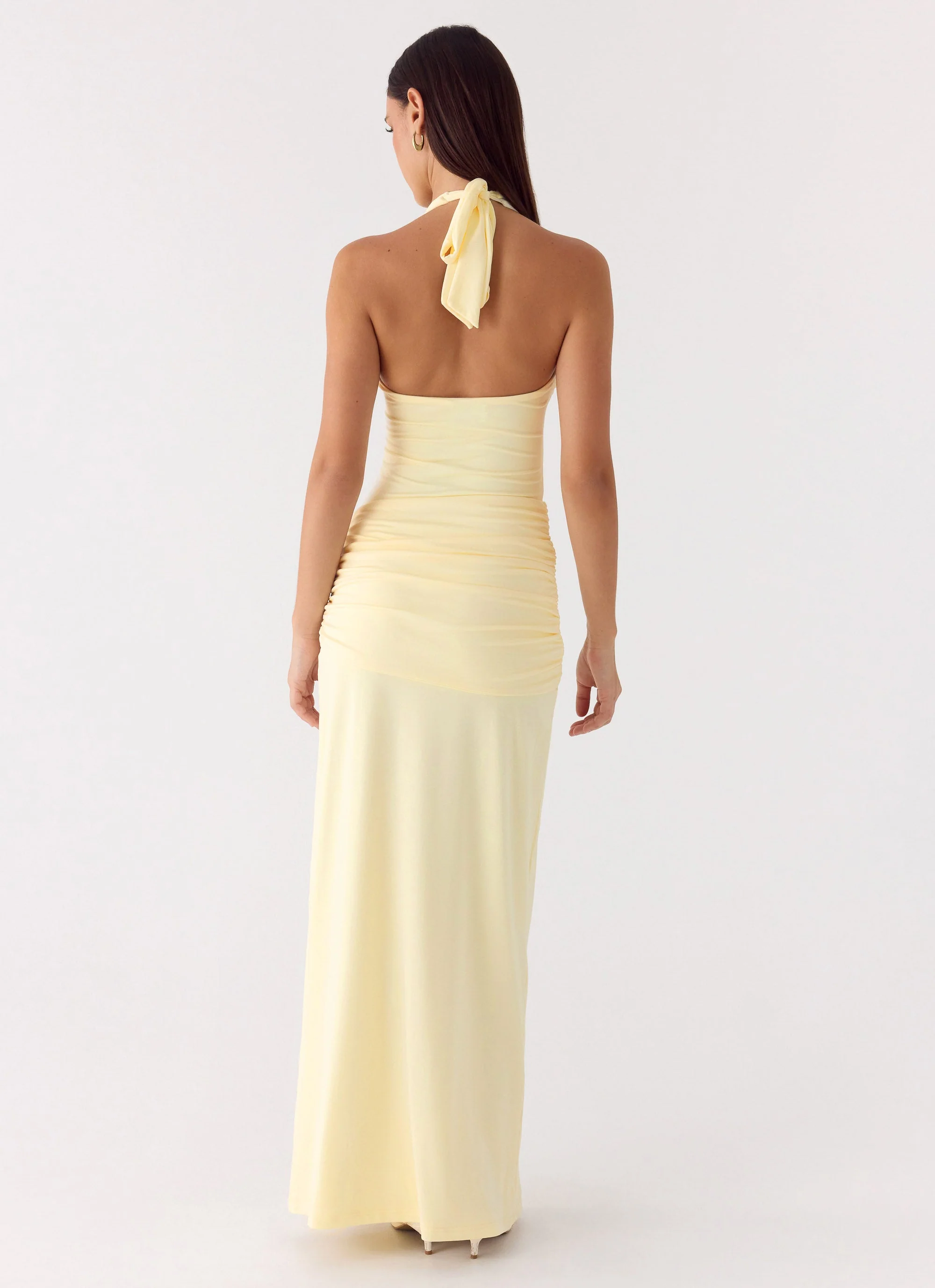 Maribelle Maxi Dress - Lemon - Image 3