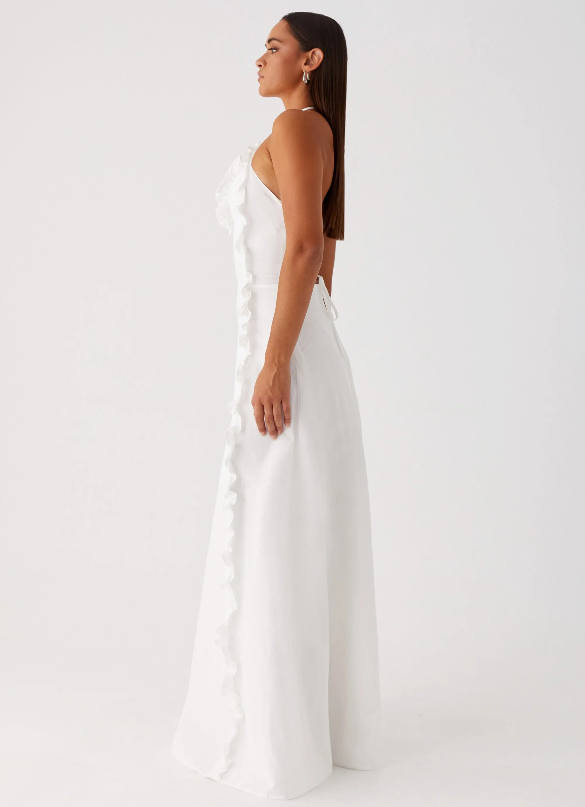 Mariella Maxi Dress - White - Image 3