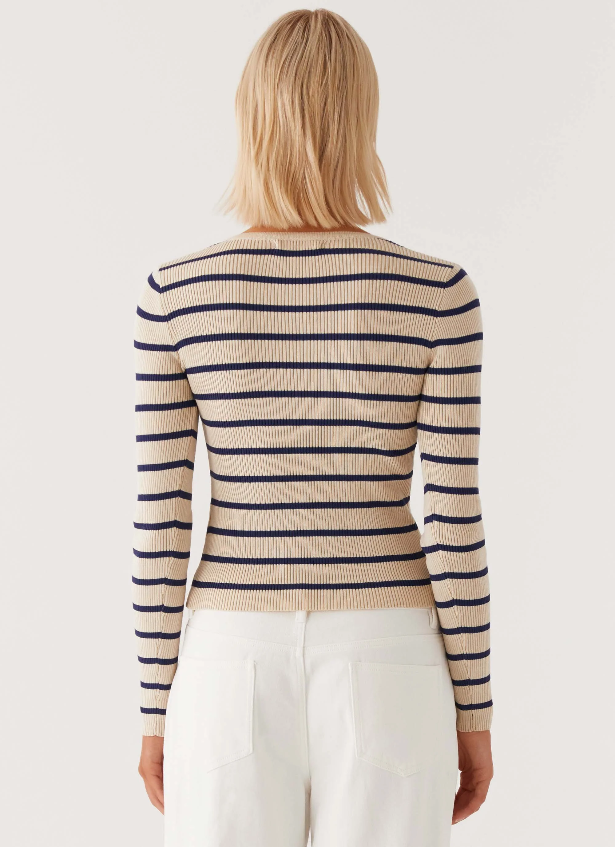 Marlie Knit Top - Multi Stripe - Image 4