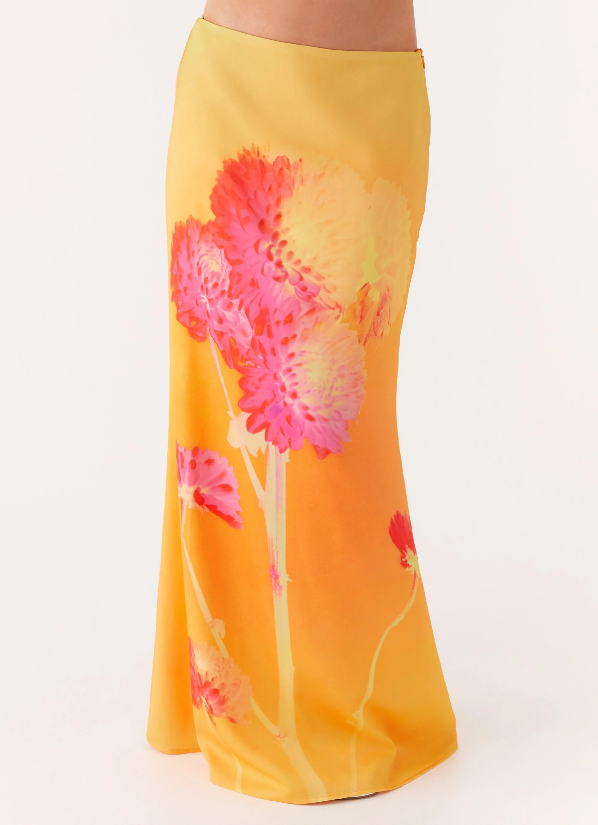 Marrakesh Maxi Skirt - Orange Floral - Image 5