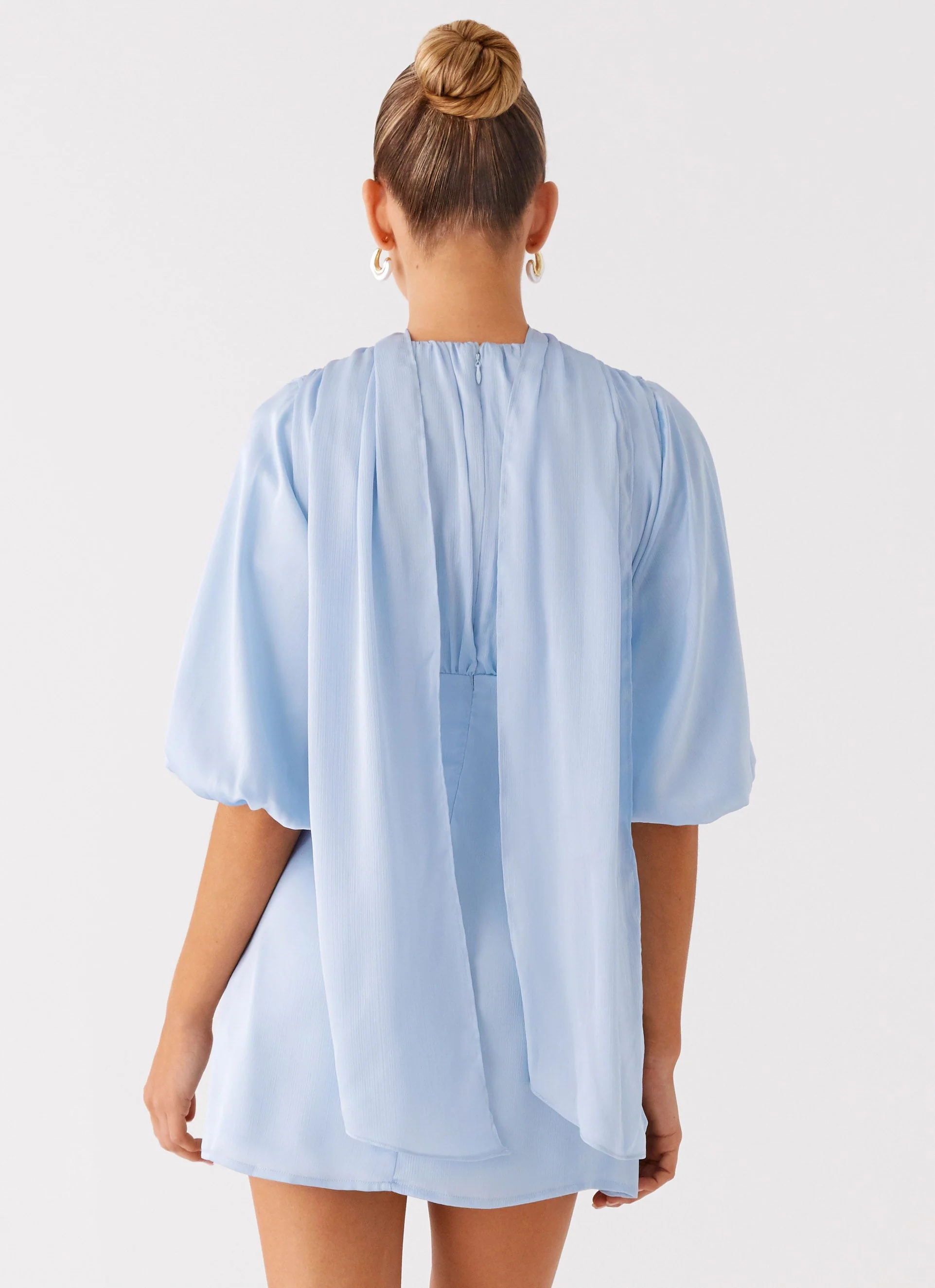 Mary Mini Dress - Blue - Image 3
