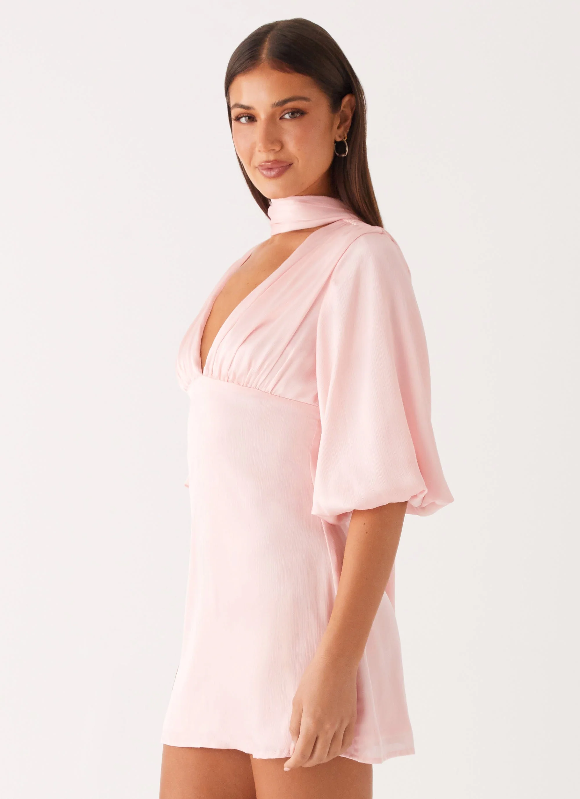 Mary Mini Dress - Pink - Image 4