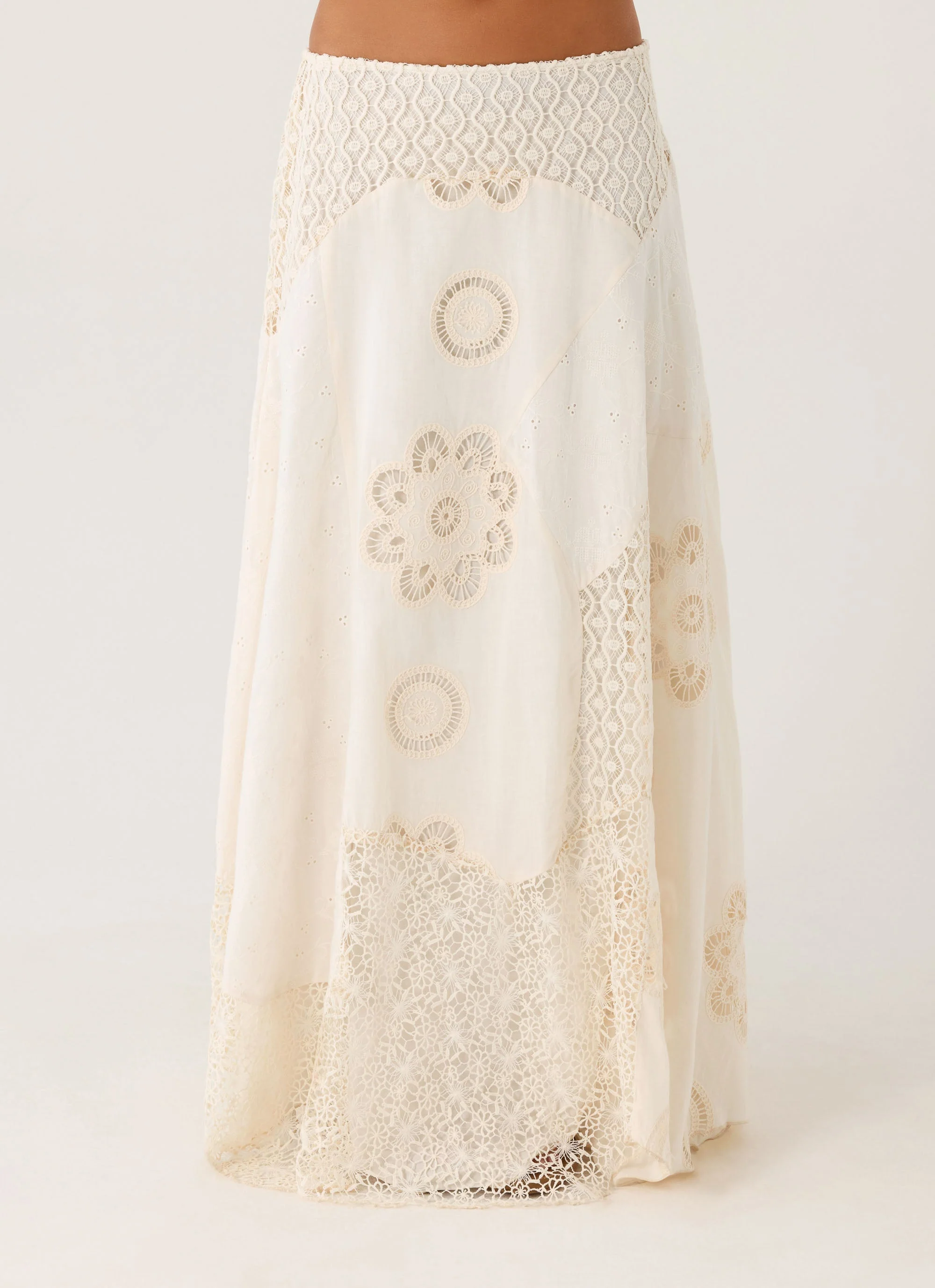 Marzia Maxi Skirt - Ivory - Image 5