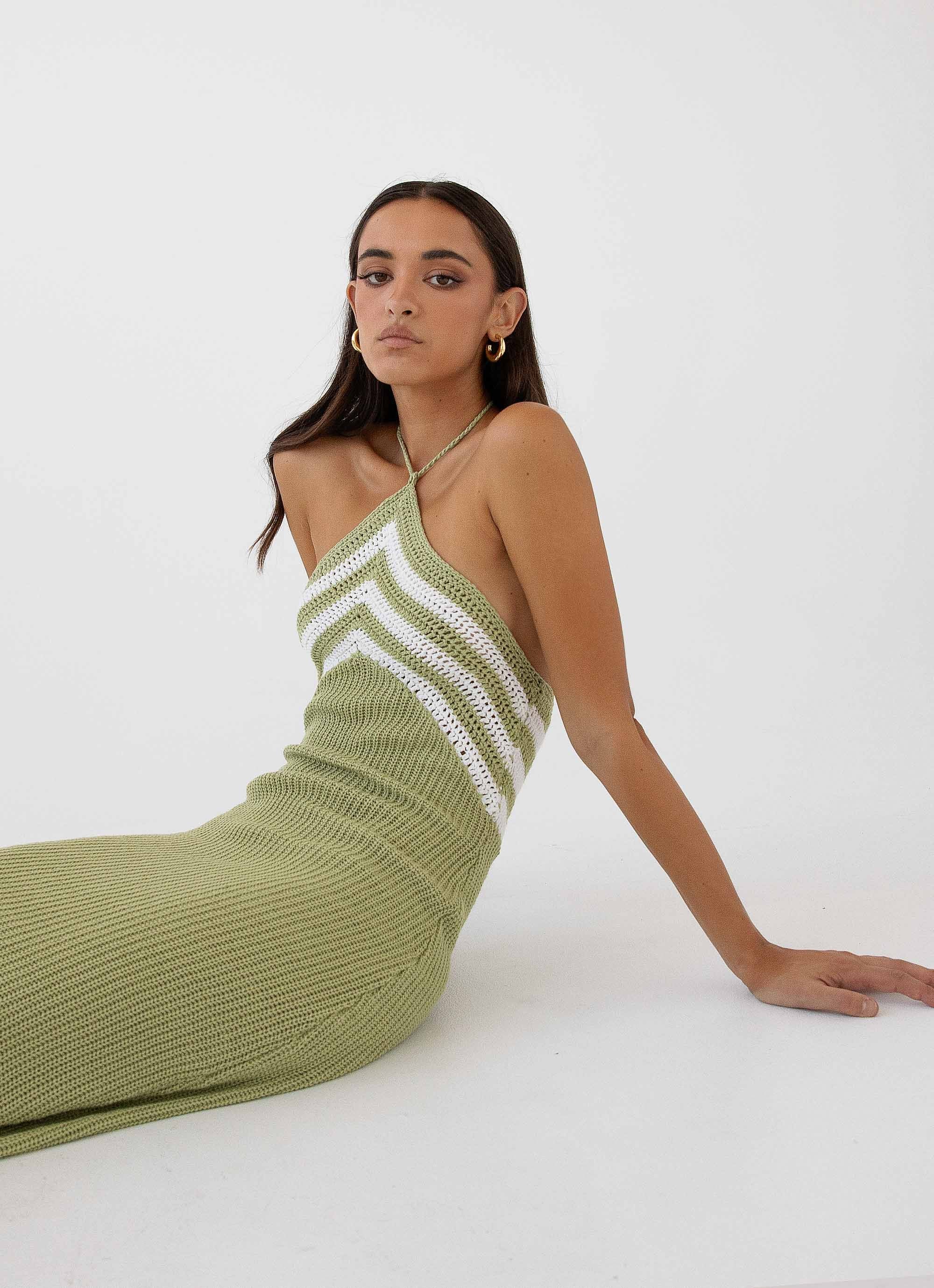 Masterpiece Knit Maxi Dress - Forest - Image 6