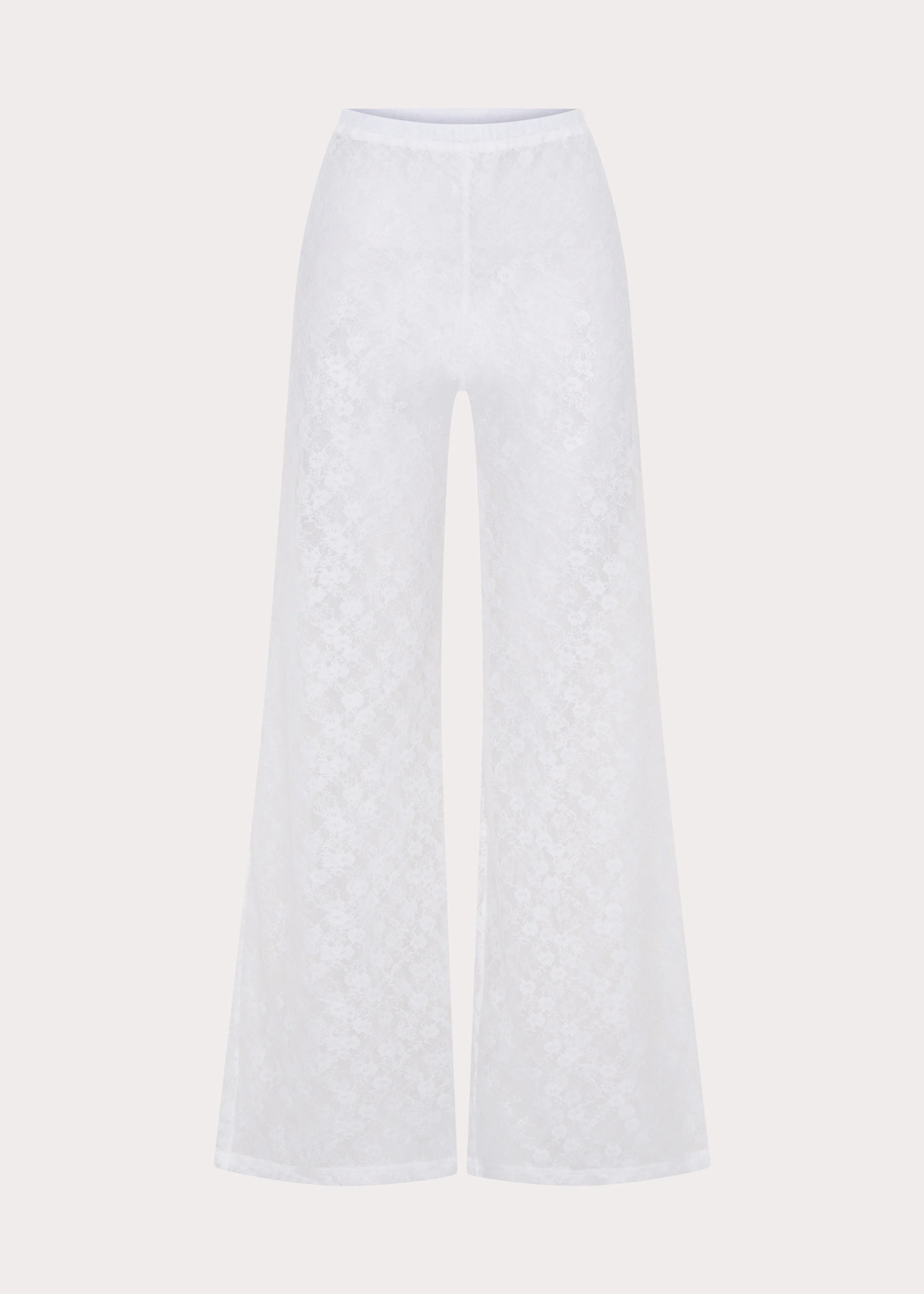 Matcha Lace Pants - White - Image 8
