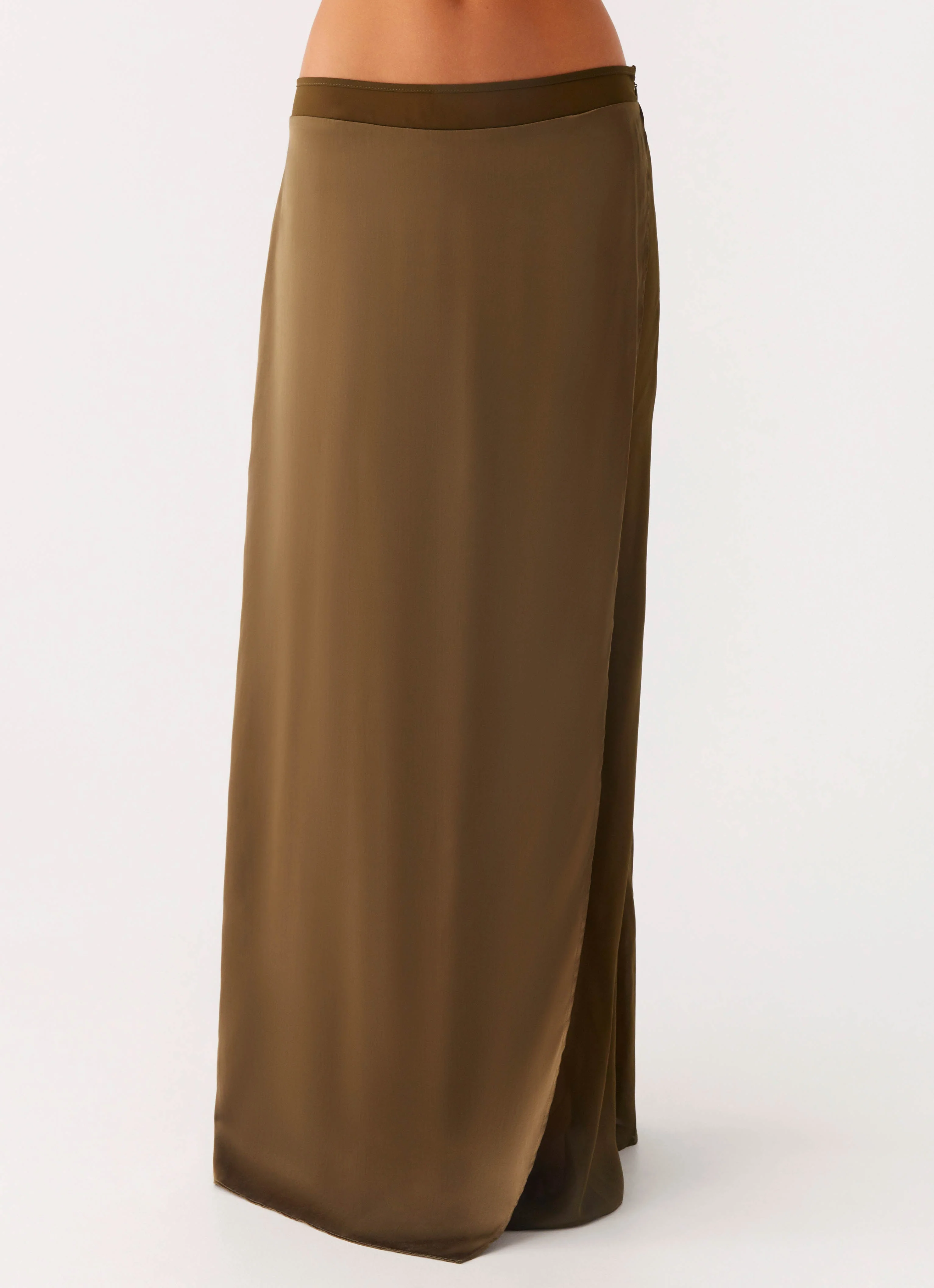 Mavie Maxi Skirt - Khaki - Image 5