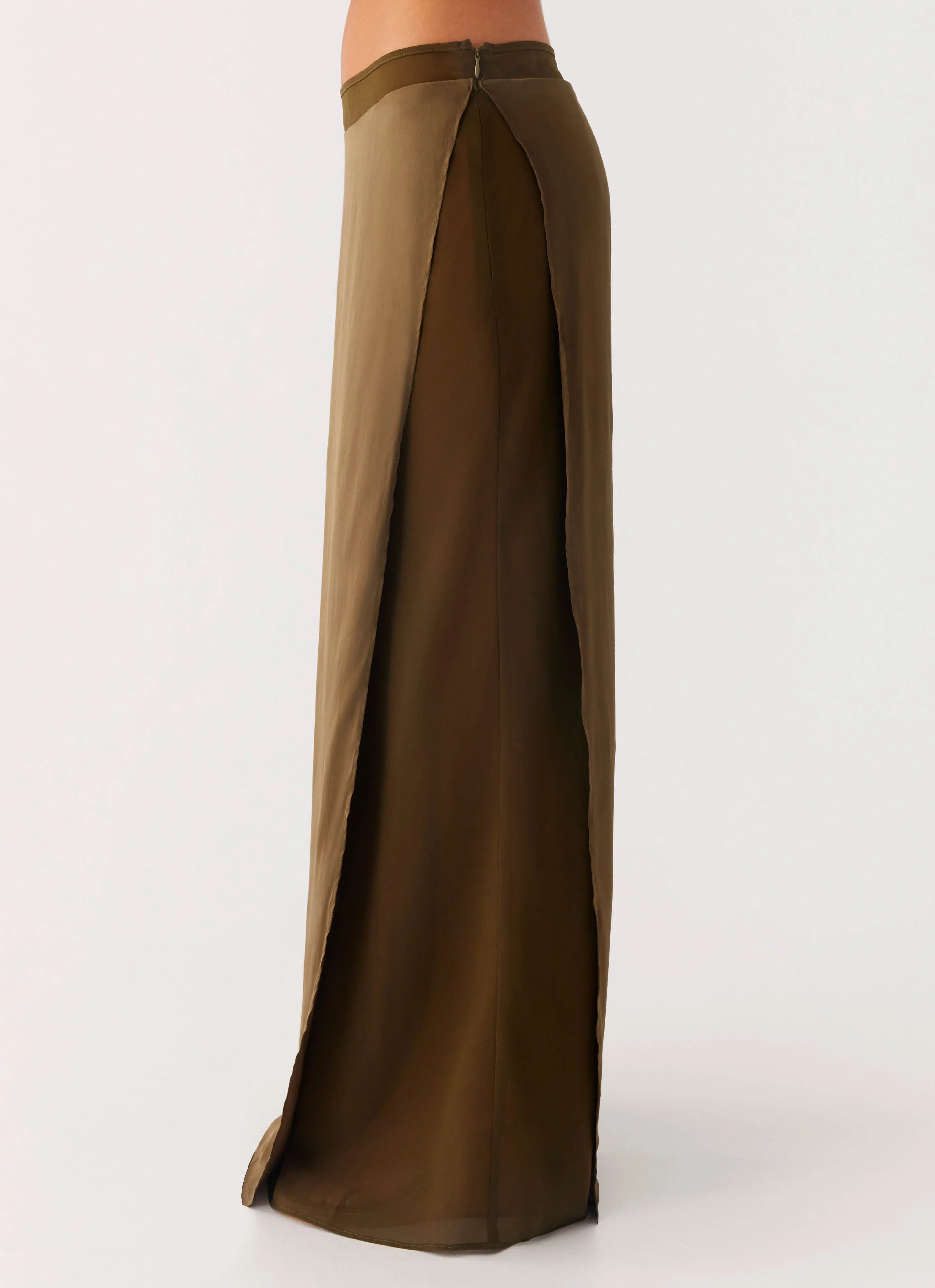 Mavie Maxi Skirt - Khaki - Image 6