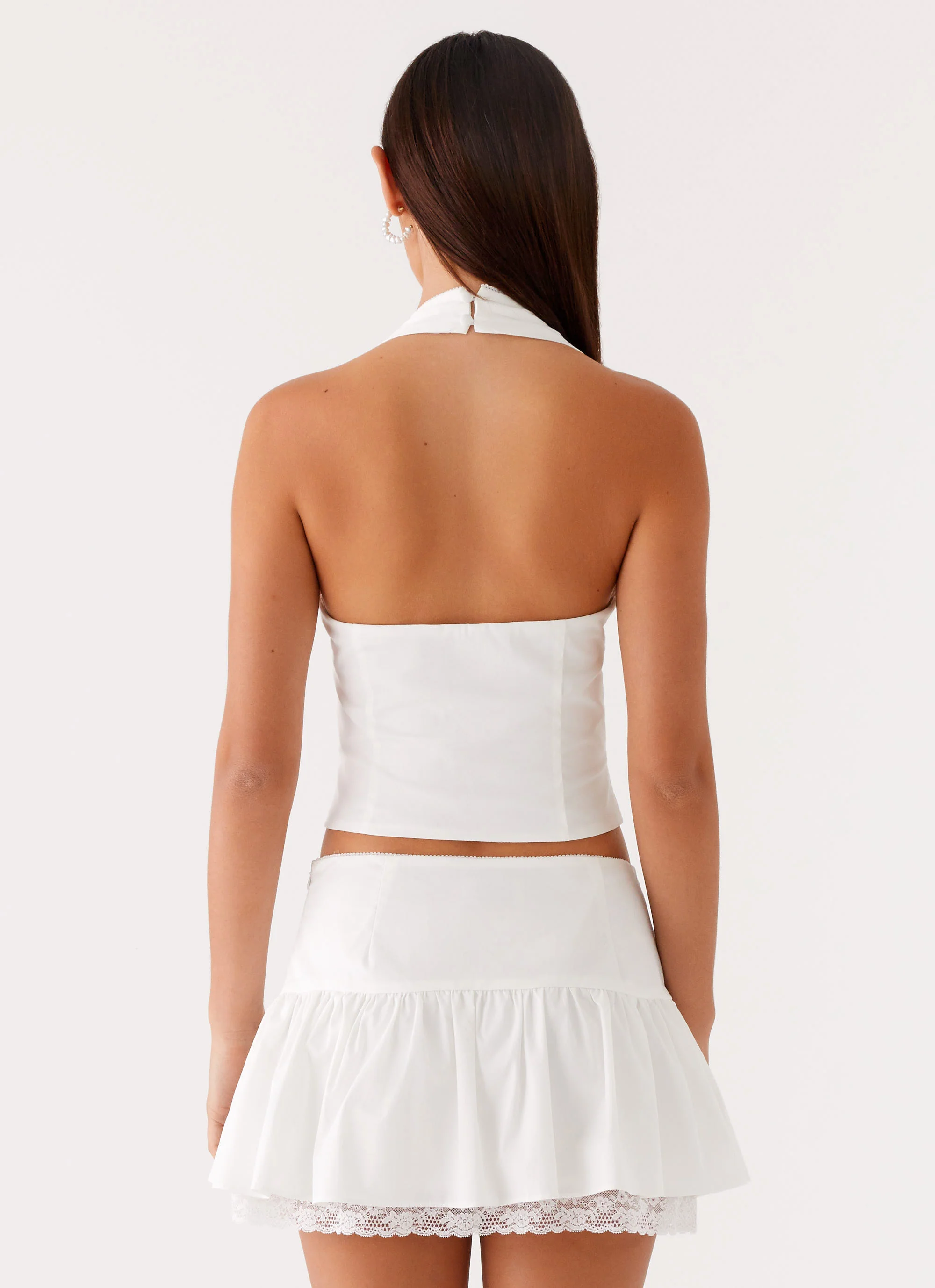 Mavis Halter Top - White - Image 4