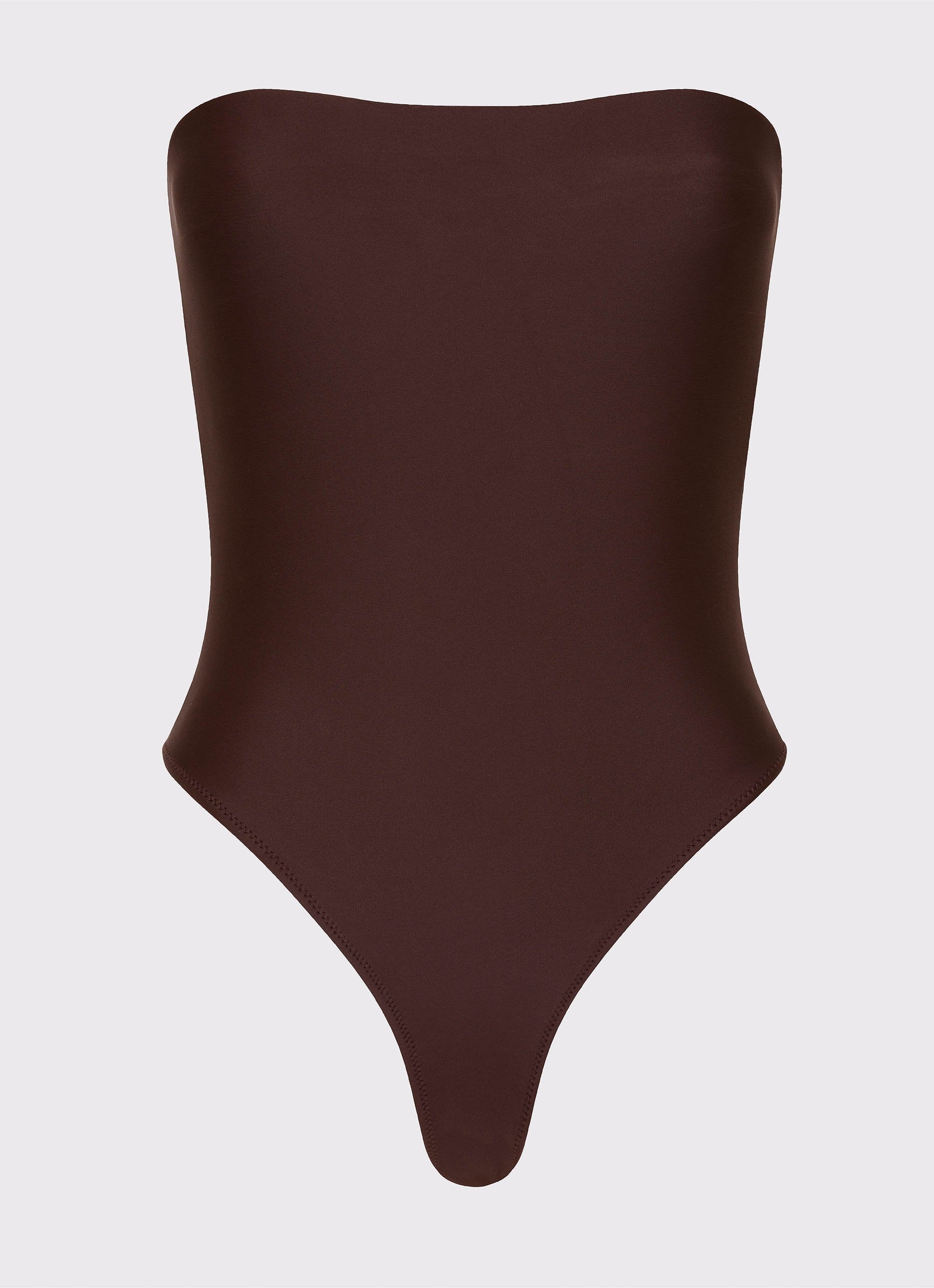 Maxine Strapless One Piece Swimsuit - Brown - Image 3