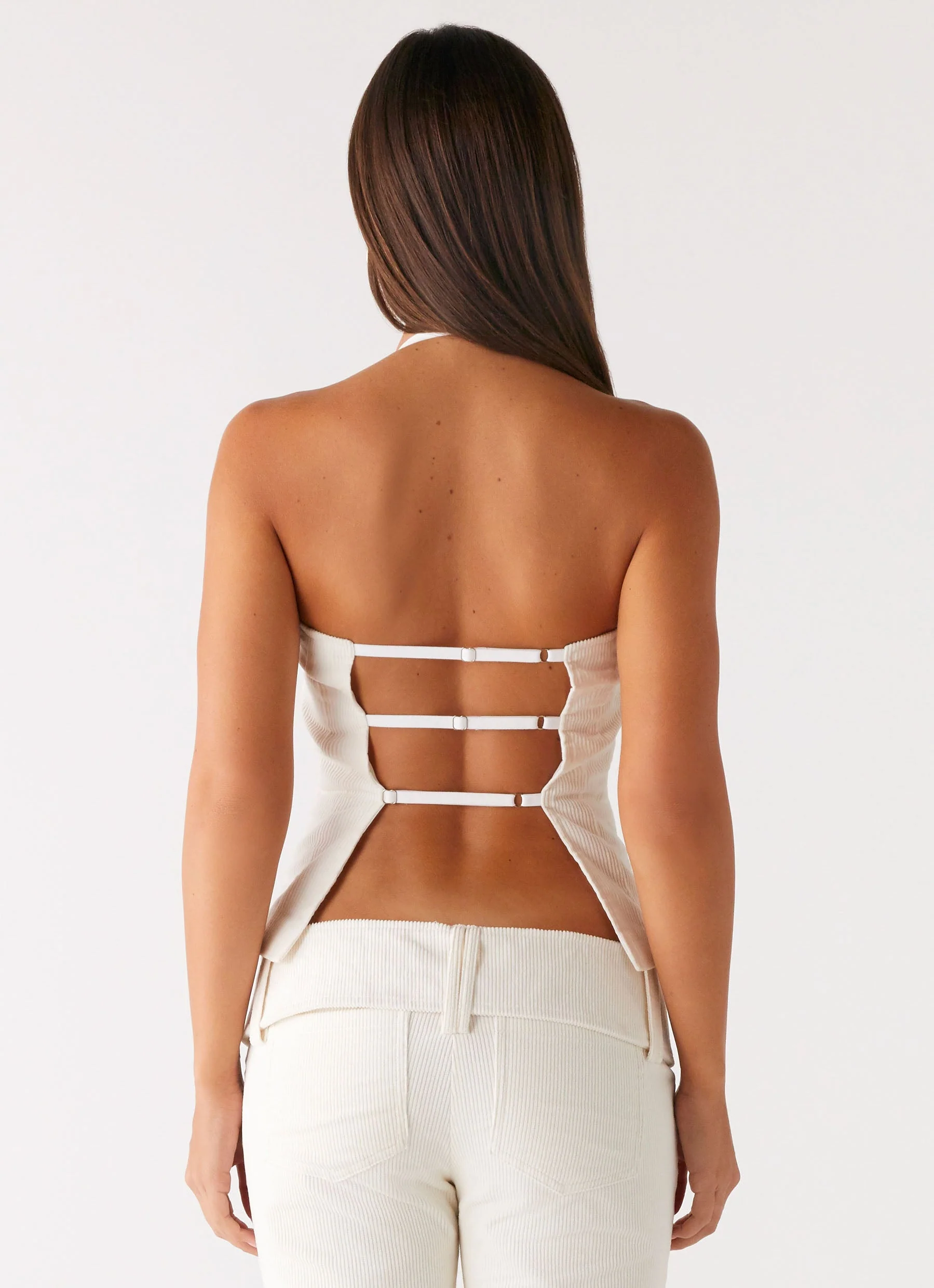 Maya Backless Top - Pearl - Image 4