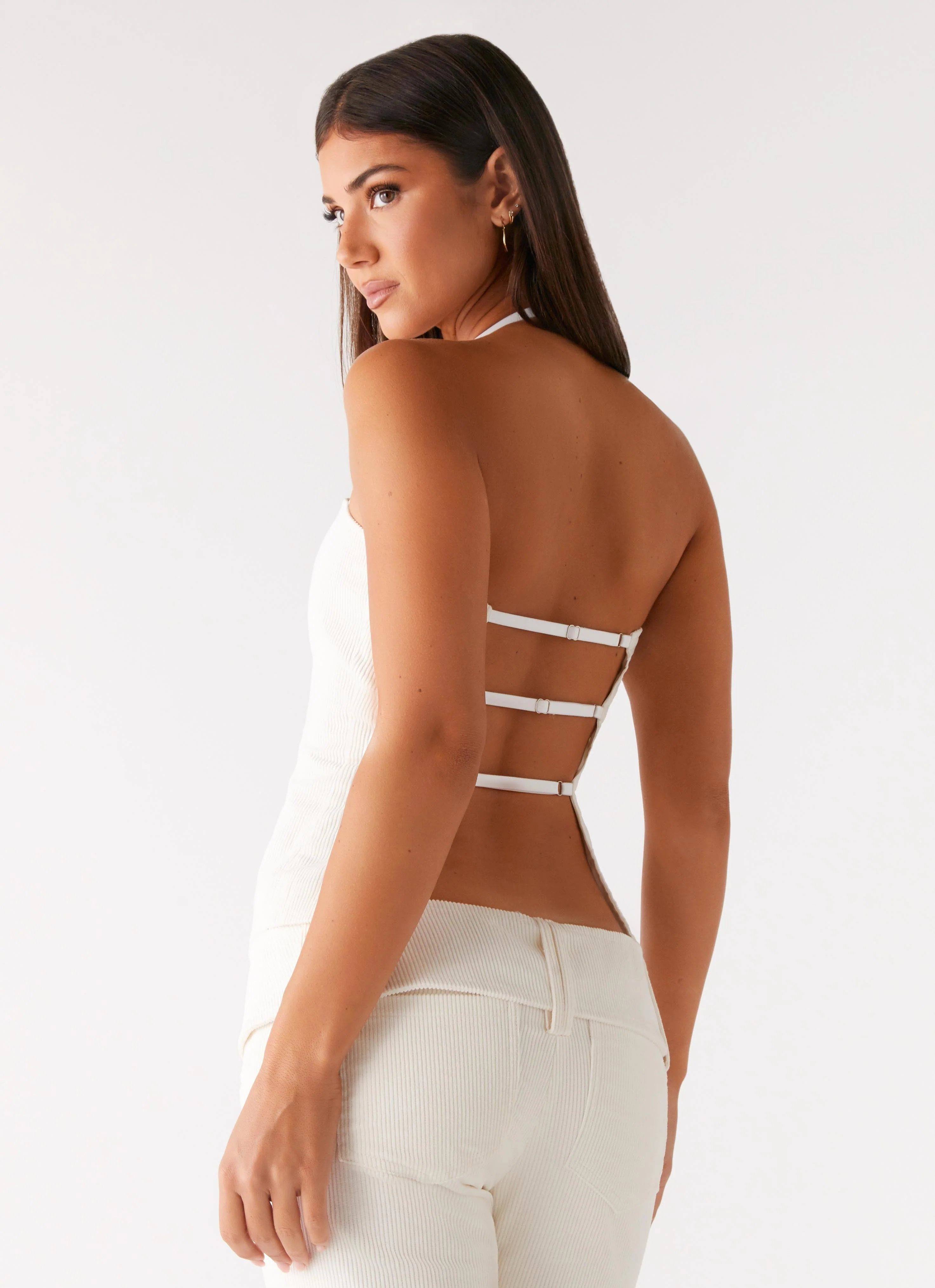 Maya Backless Top - Pearl - Image 6