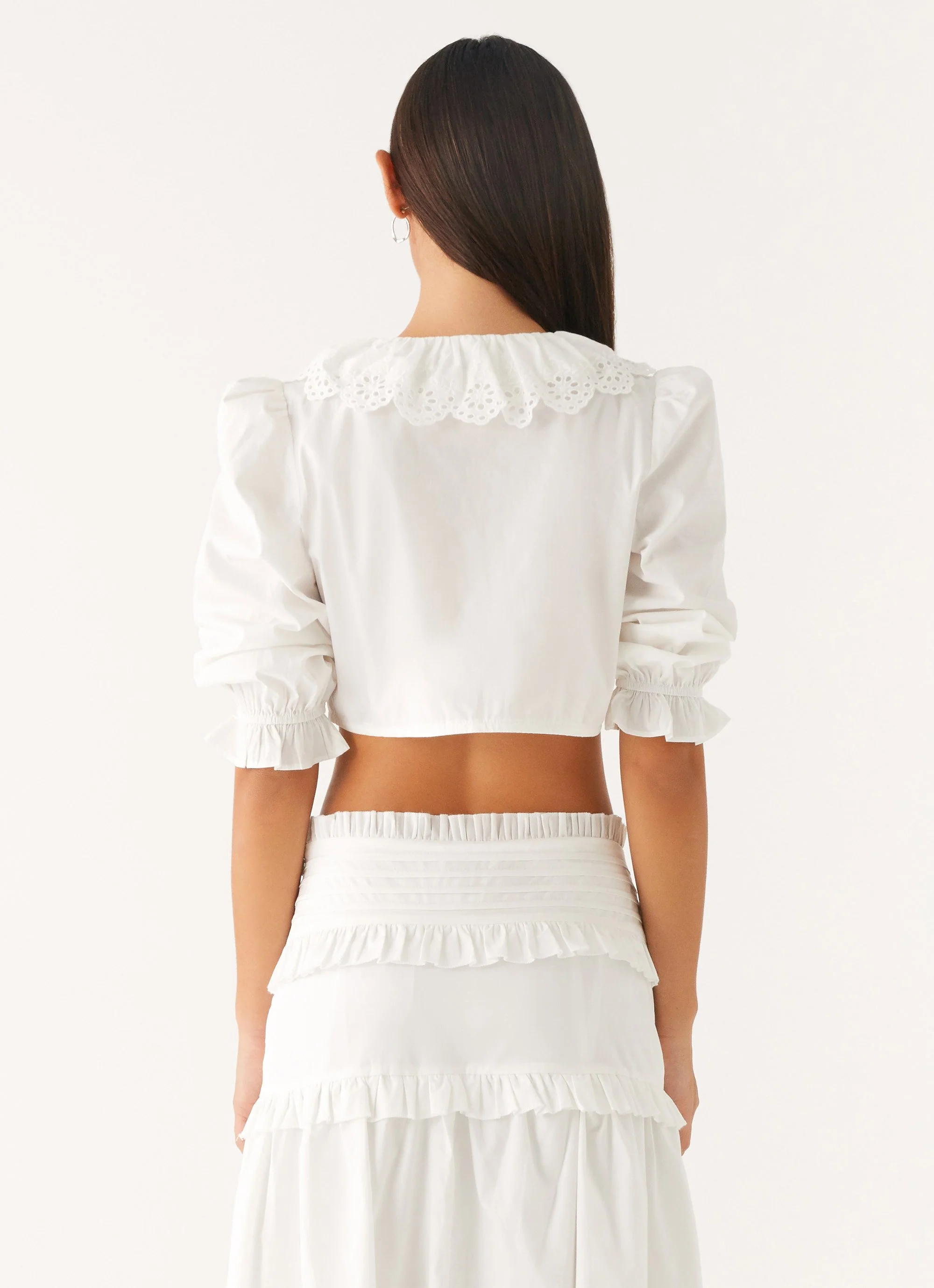 Melania Blouse - White - Image 4