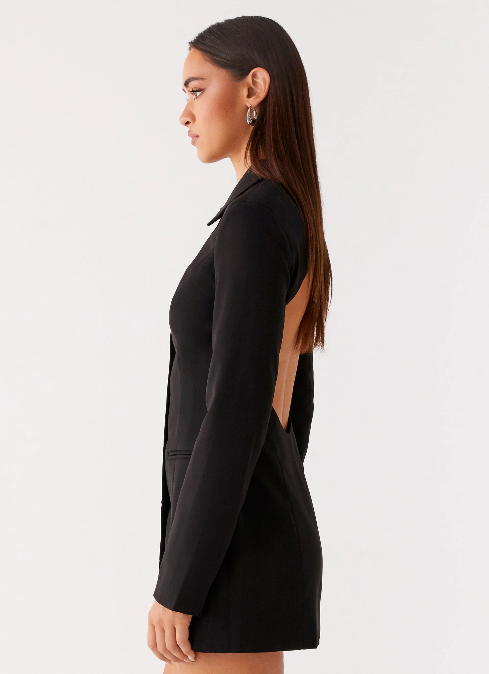 Memphis Blazer Mini Dress - Black - Image 2