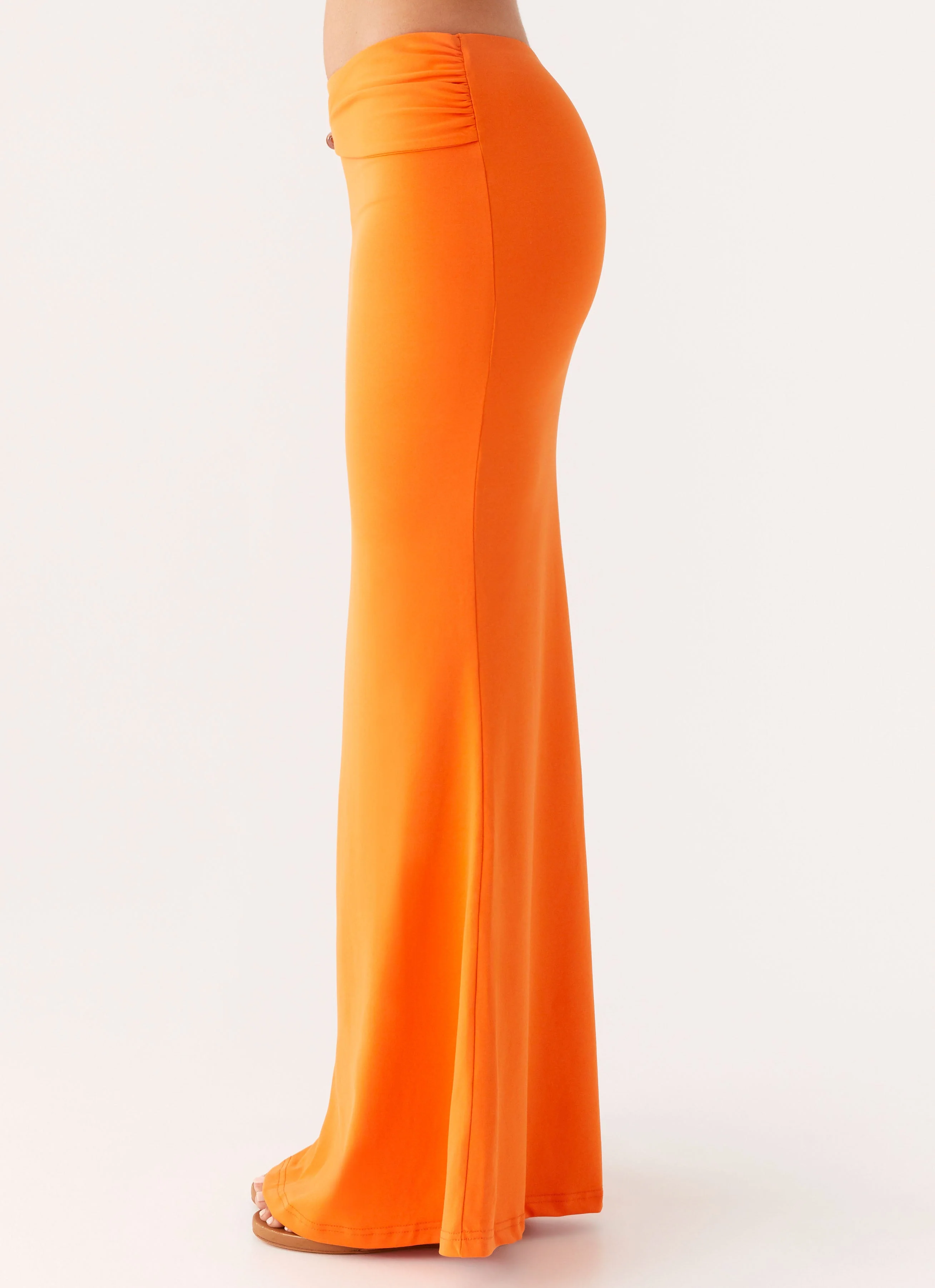 Mention Maxi Skirt - Orange - Image 3
