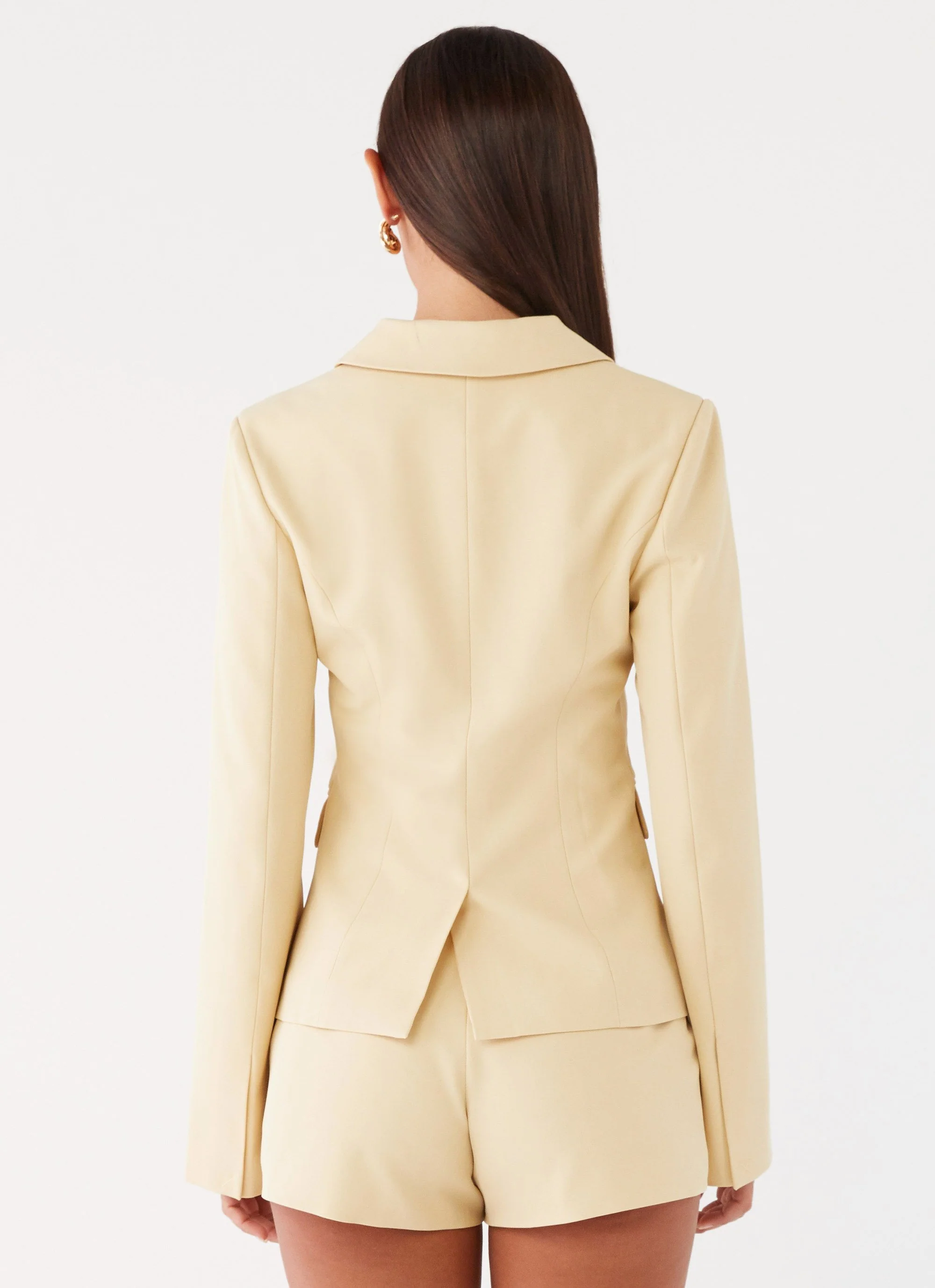 Mercury Fitted Jacket - Butter - Image 4